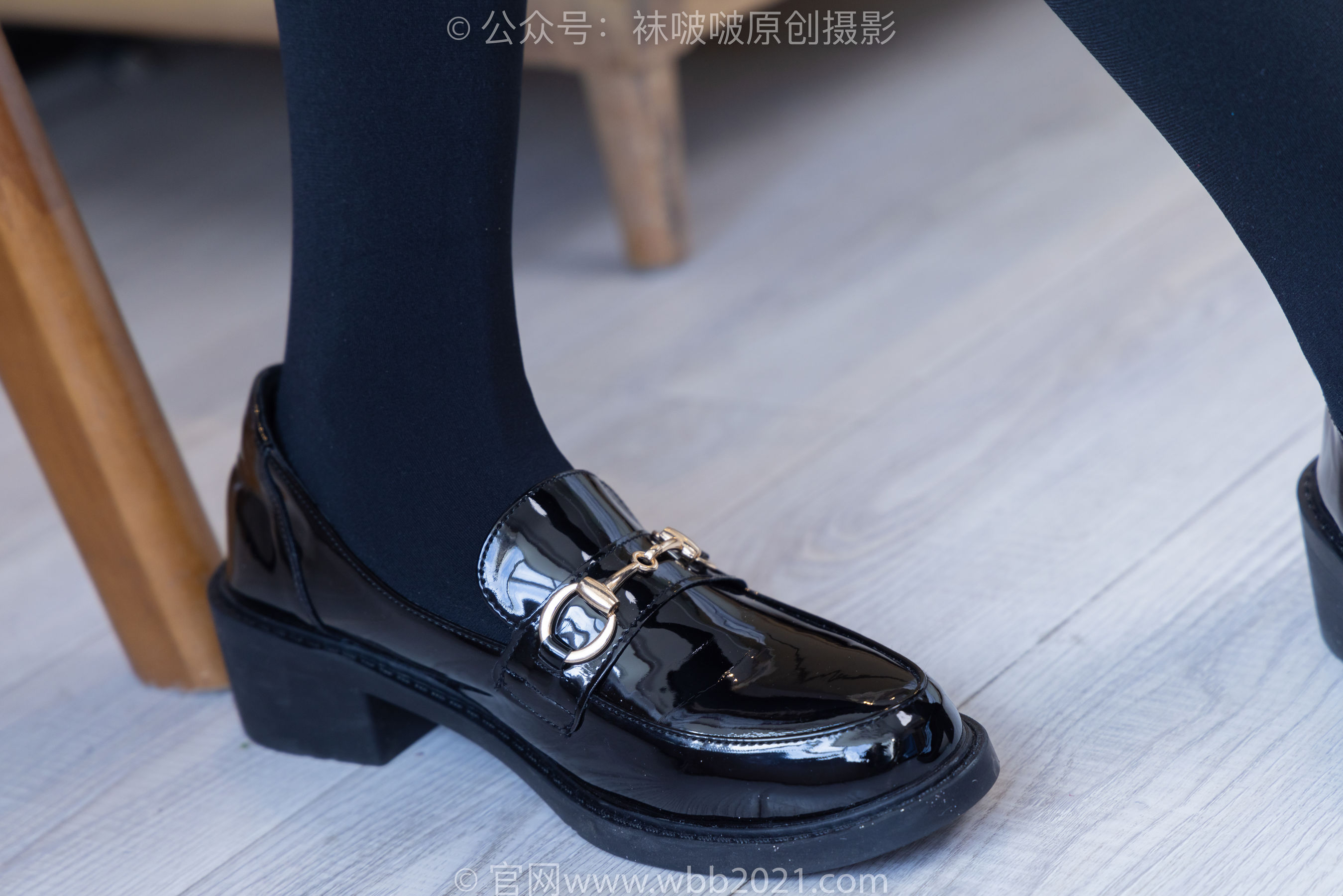 BoBoSocks袜啵啵 No.310 芝士 -皮鞋、厚黑丝