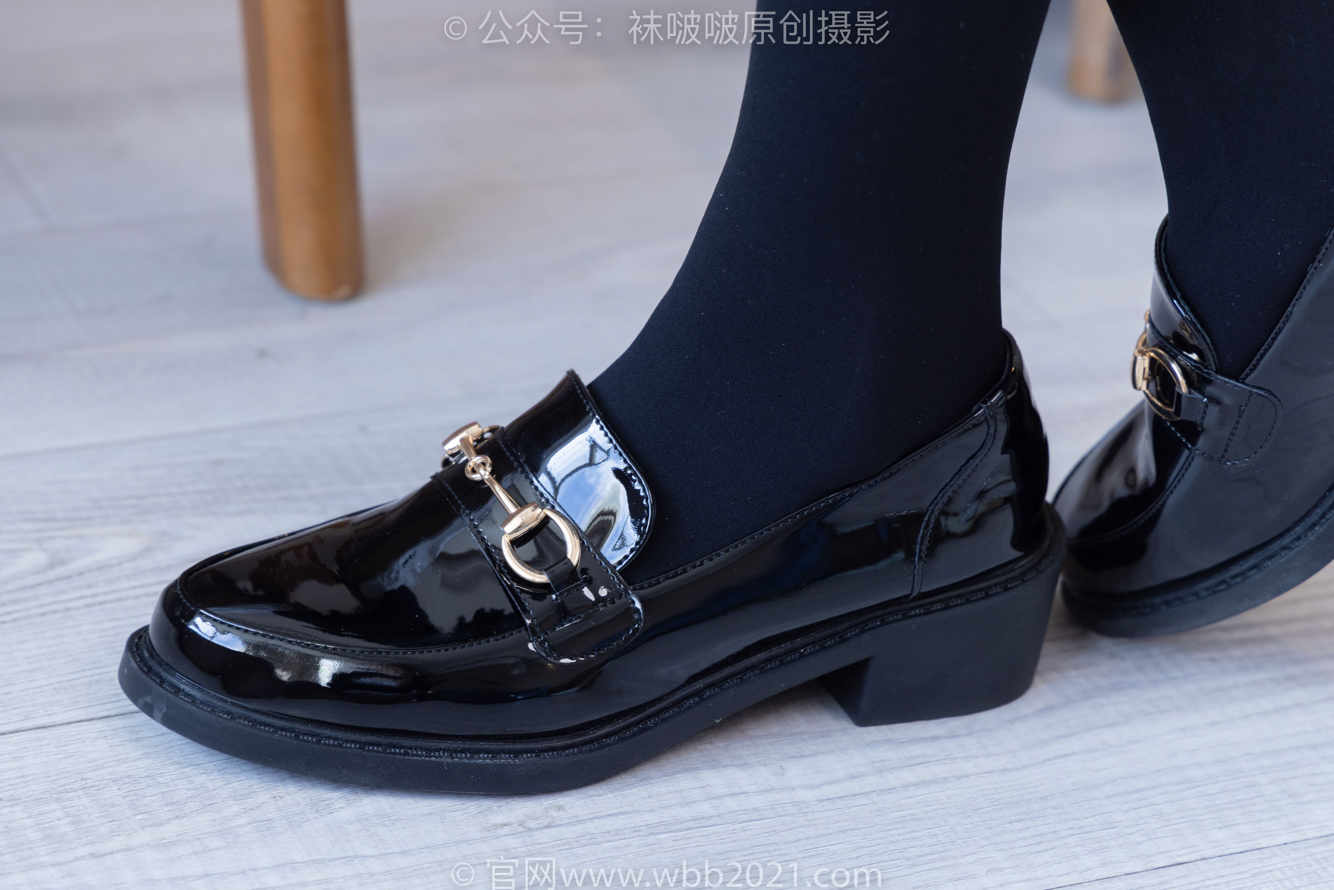 BoBoSocks袜啵啵 No.310 芝士 -皮鞋、厚黑丝