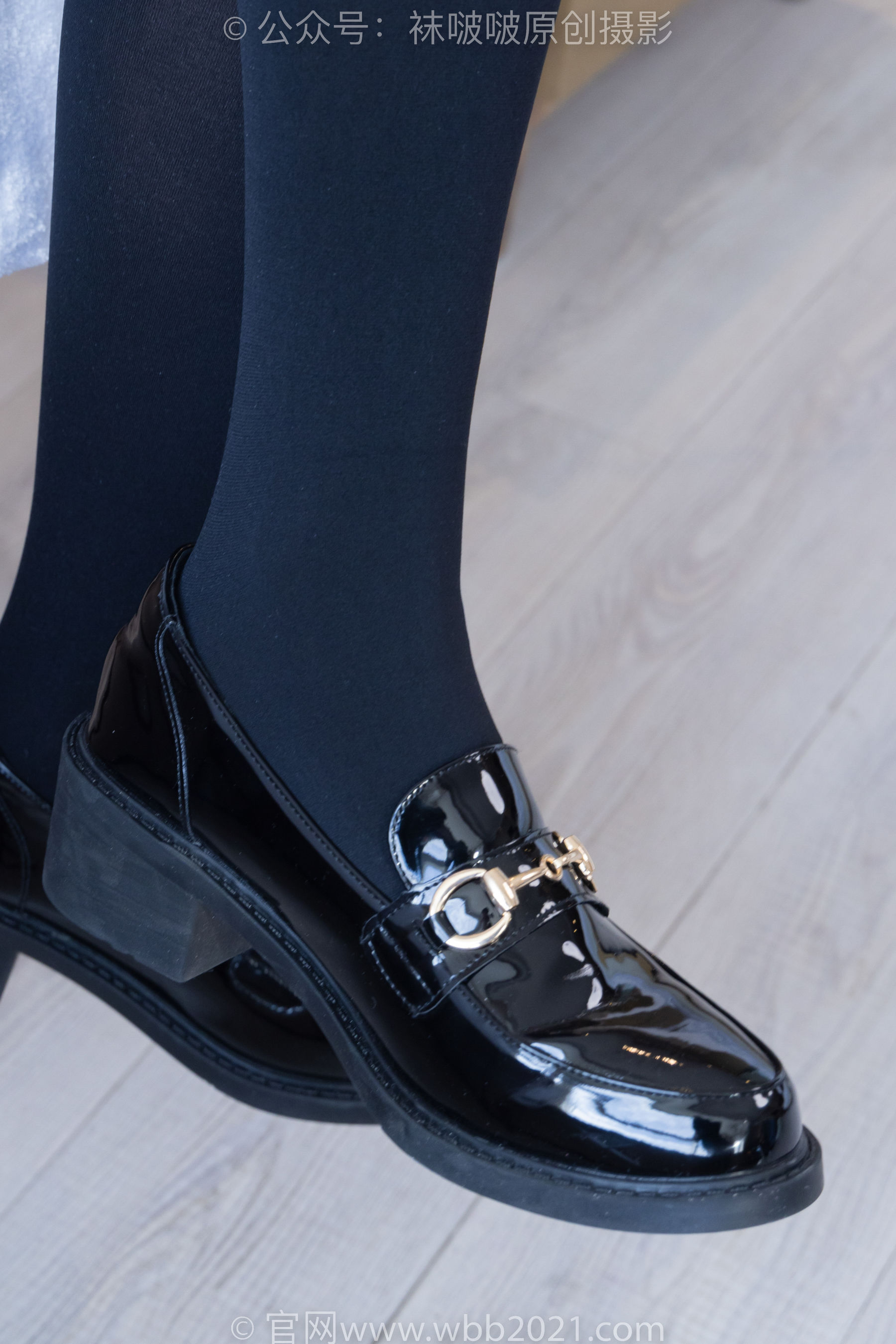 BoBoSocks袜啵啵 No.310 芝士 -皮鞋、厚黑丝