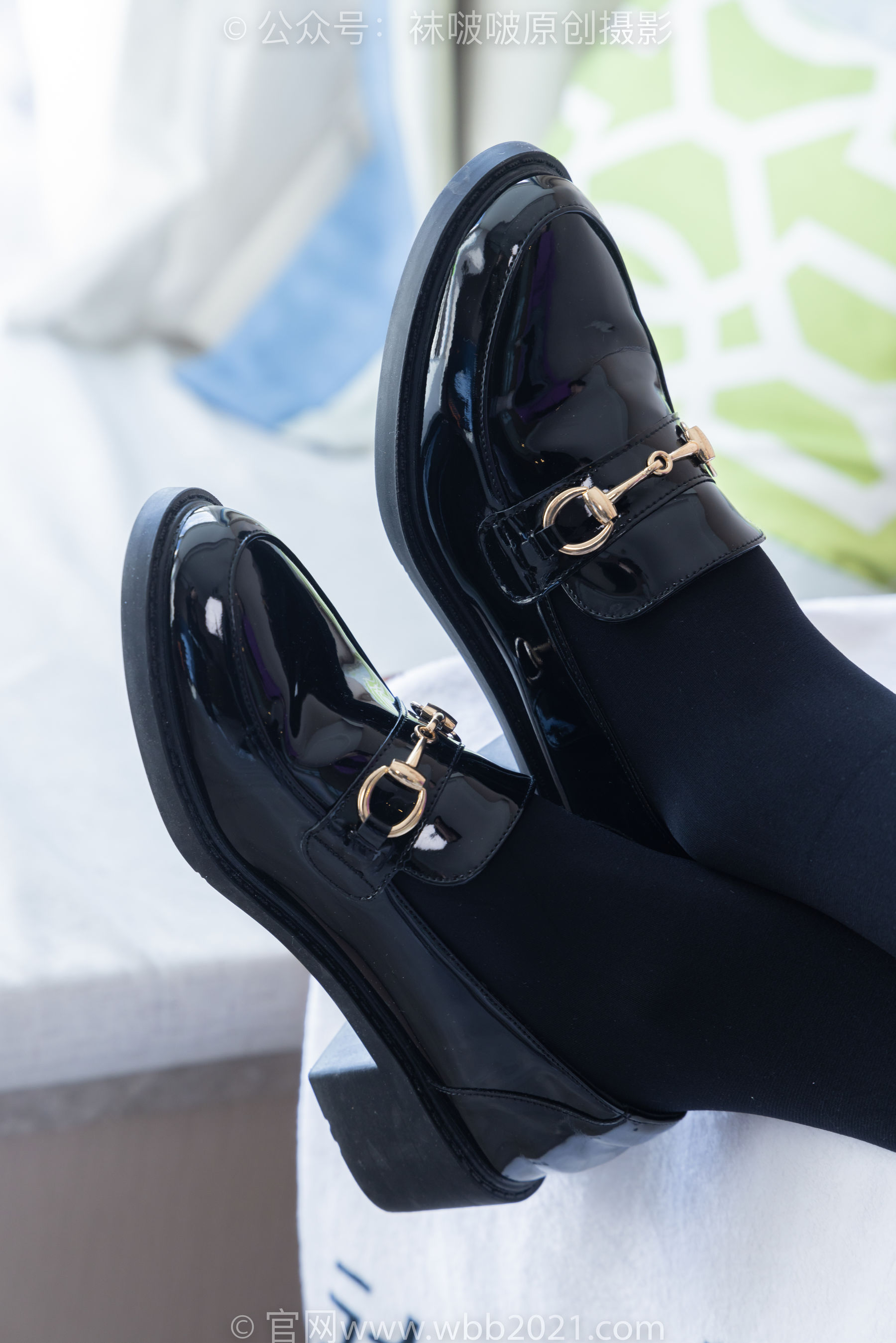 BoBoSocks袜啵啵 No.310 芝士 -皮鞋、厚黑丝