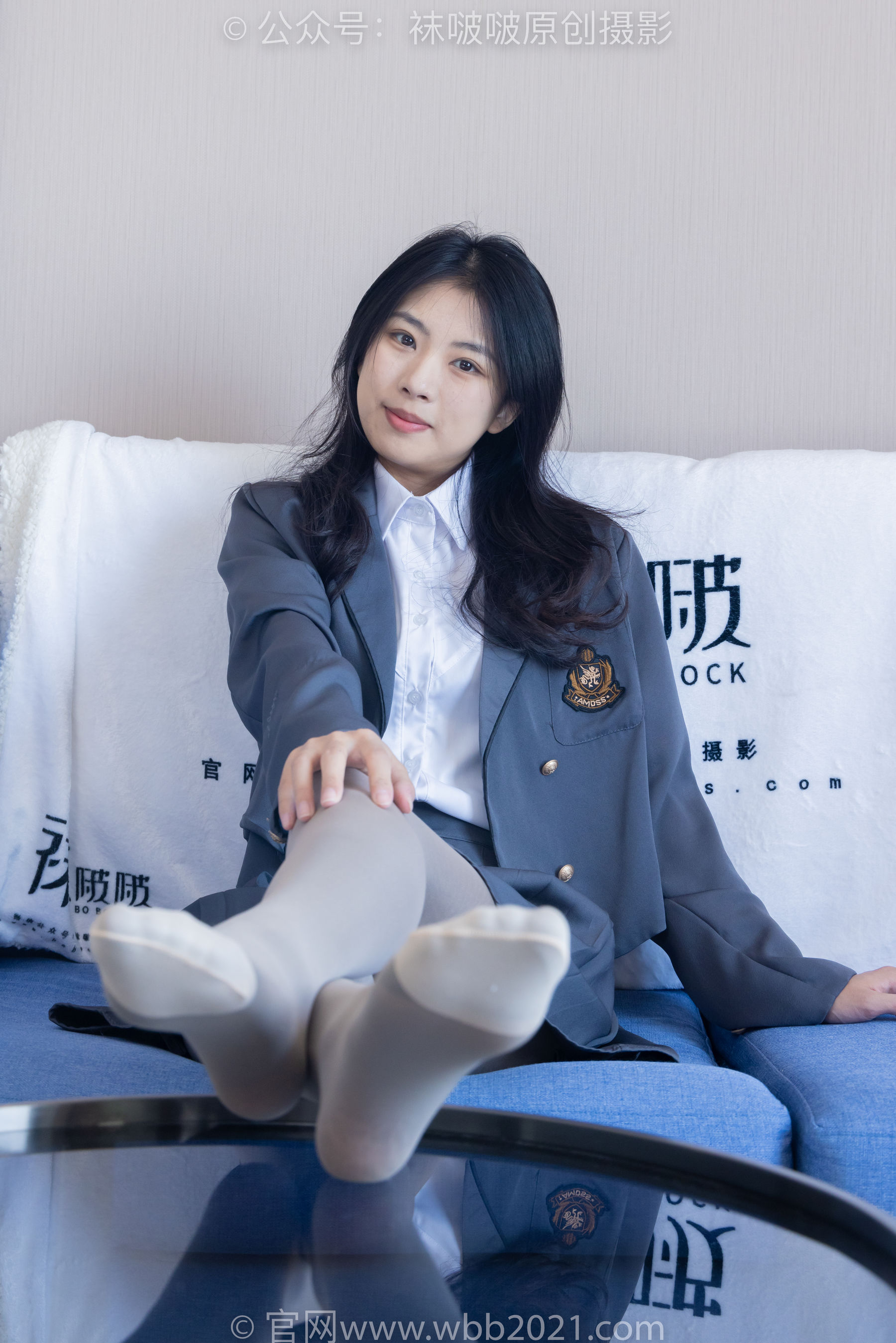 BoBoSocks袜啵啵 No.312 奶油 -高跟鞋、黑丝打底、肉丝