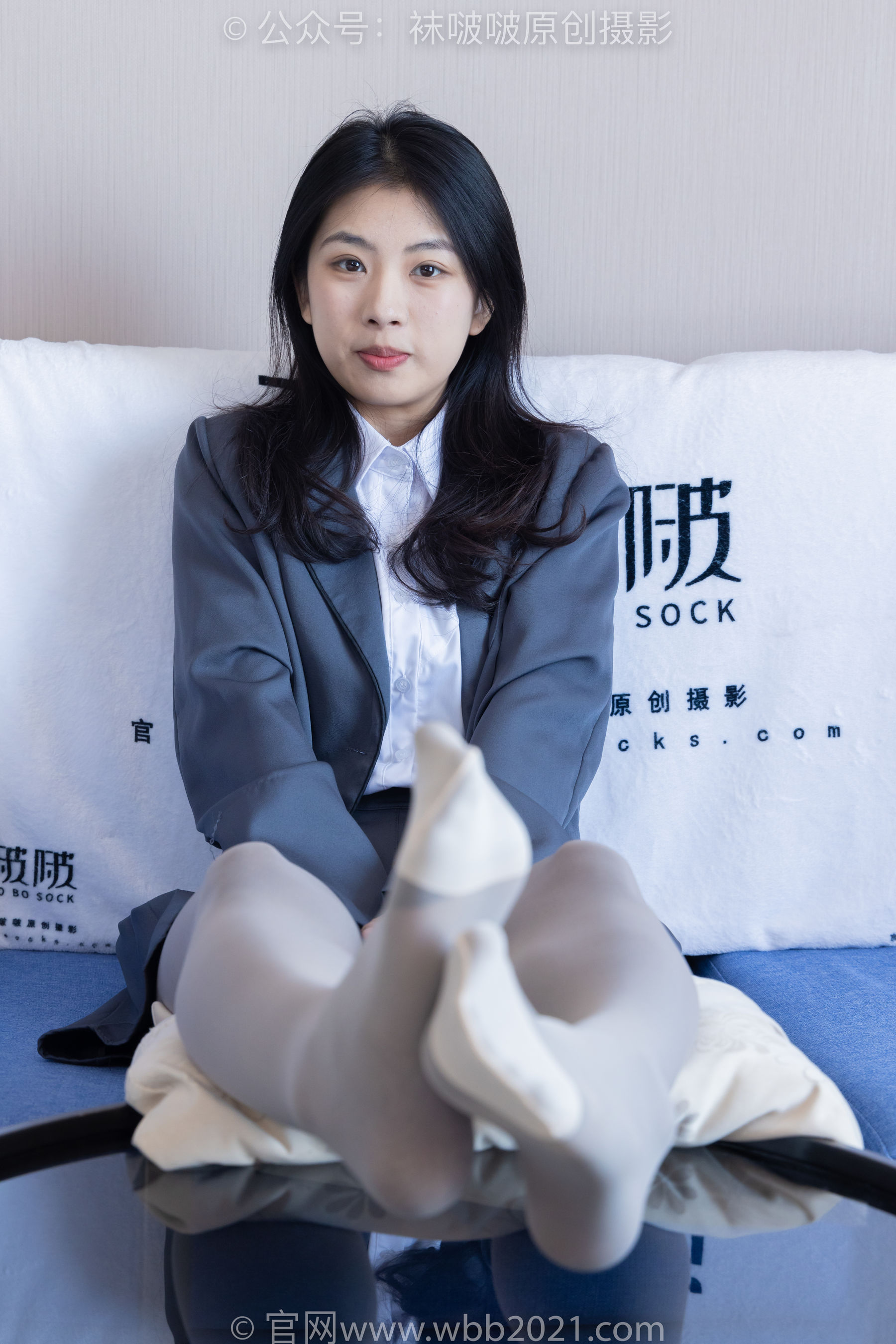 BoBoSocks袜啵啵 No.312 奶油 -高跟鞋、黑丝打底、肉丝