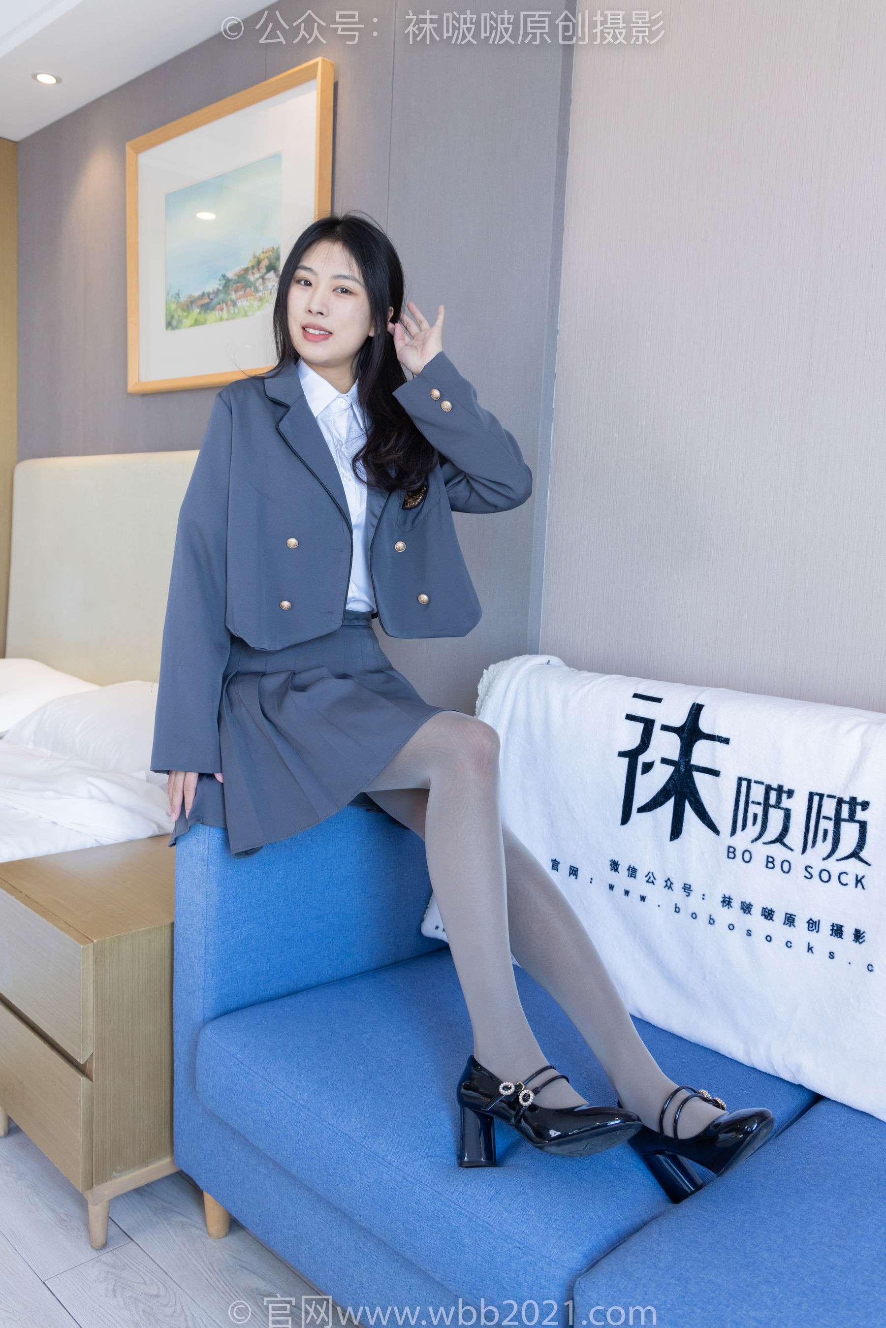 BoBoSocks袜啵啵 No.312 奶油 -高跟鞋、黑丝打底、肉丝
