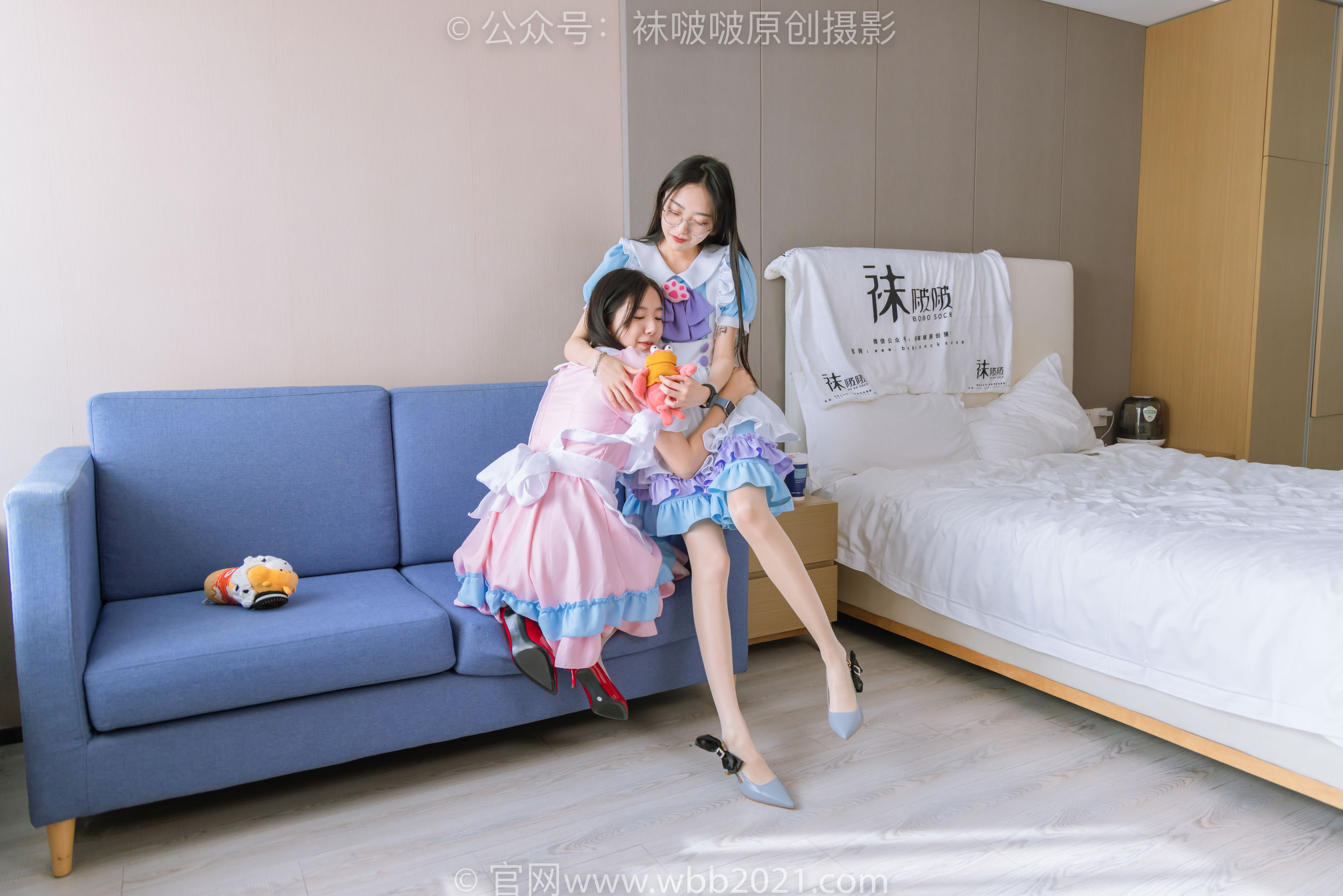 BoBoSocks袜啵啵 No.314 小甜豆&稚予 -2024元旦快乐！