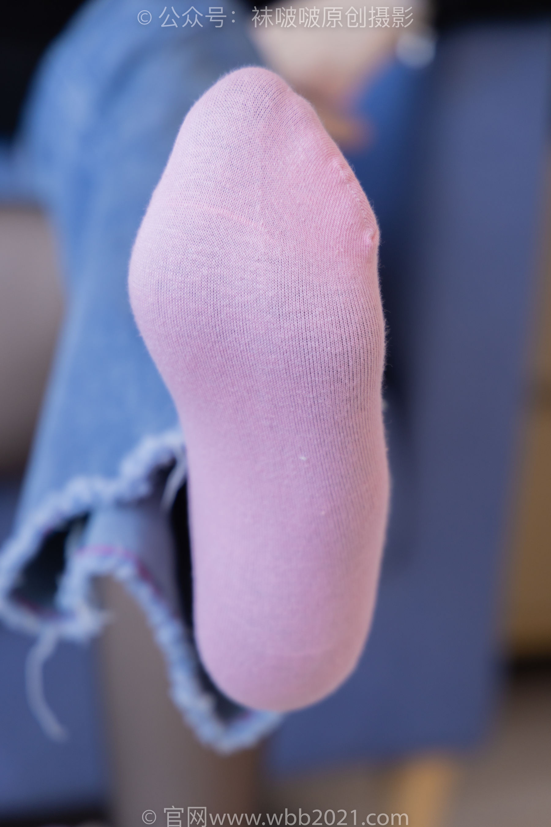 BoBoSocks袜啵啵 No.317 小甜豆 -运动鞋、可拆卸牛仔裤、粉色棉袜、黑丝、裤里丝