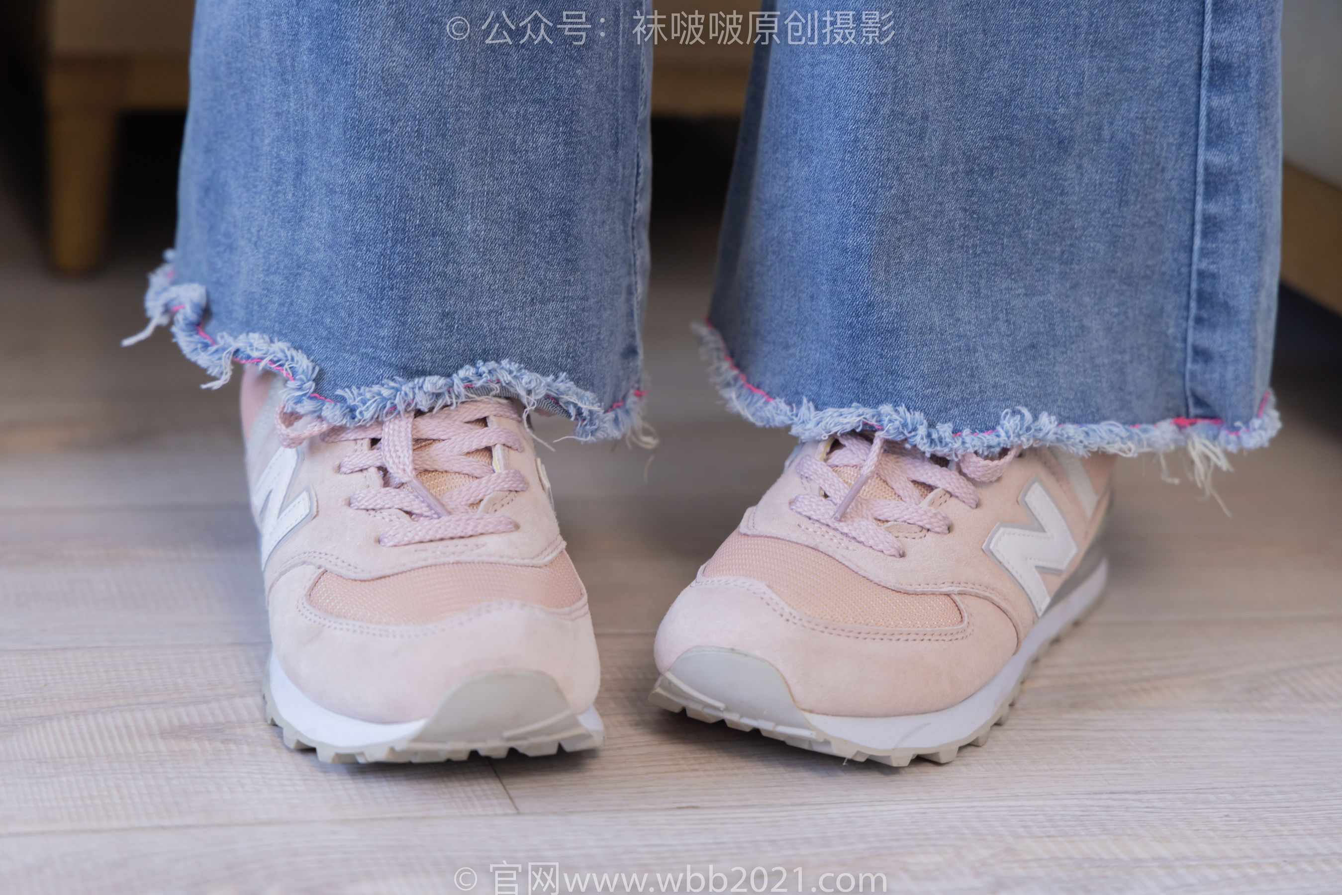 BoBoSocks袜啵啵 No.317 小甜豆 -运动鞋、可拆卸牛仔裤、粉色棉袜、黑丝、裤里丝