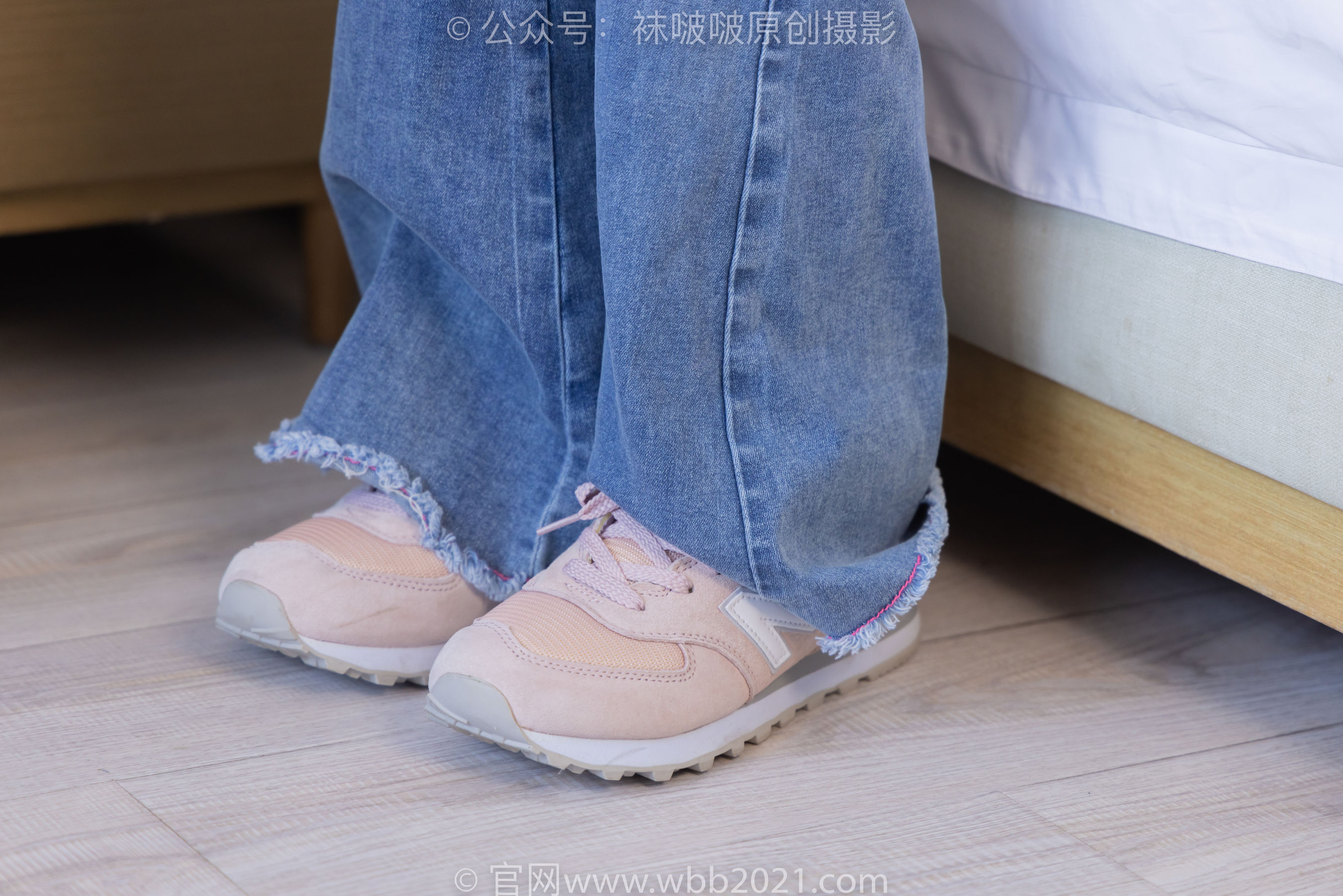 BoBoSocks袜啵啵 No.317 小甜豆 -运动鞋、可拆卸牛仔裤、粉色棉袜、黑丝、裤里丝