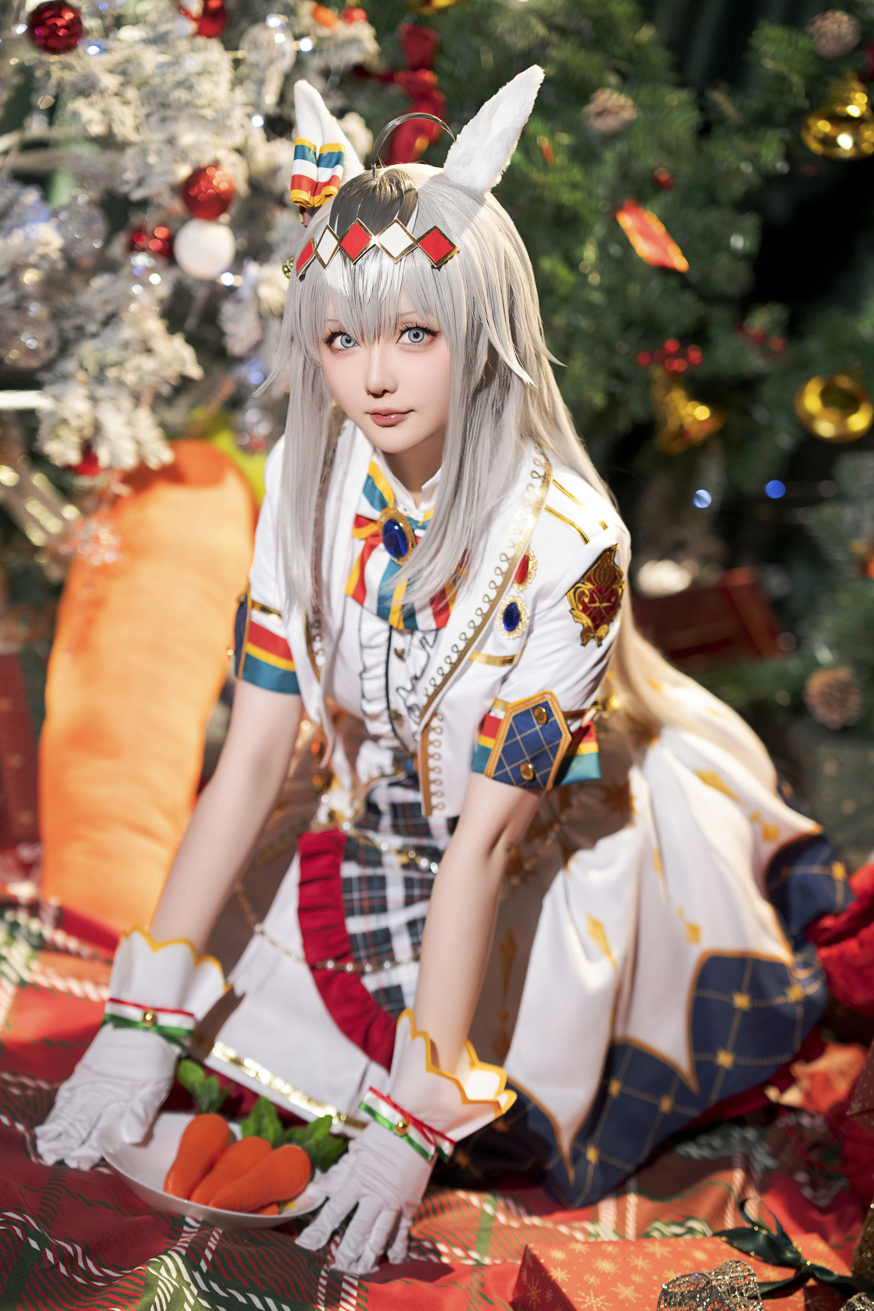Coser小姐姐星之迟迟 - 赛马娘-小栗帽 圣诞衣装