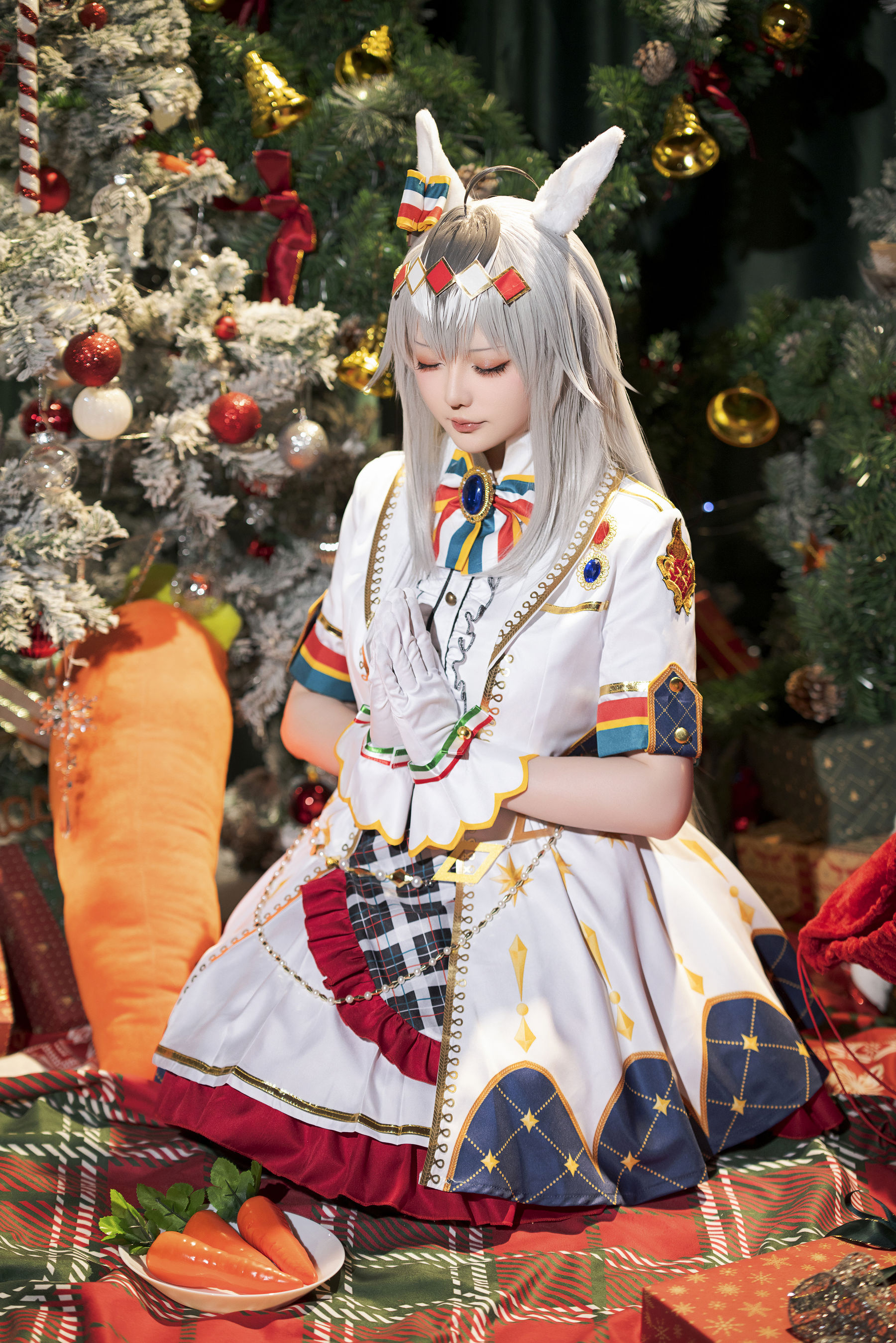 Coser小姐姐星之迟迟 - 赛马娘-小栗帽 圣诞衣装