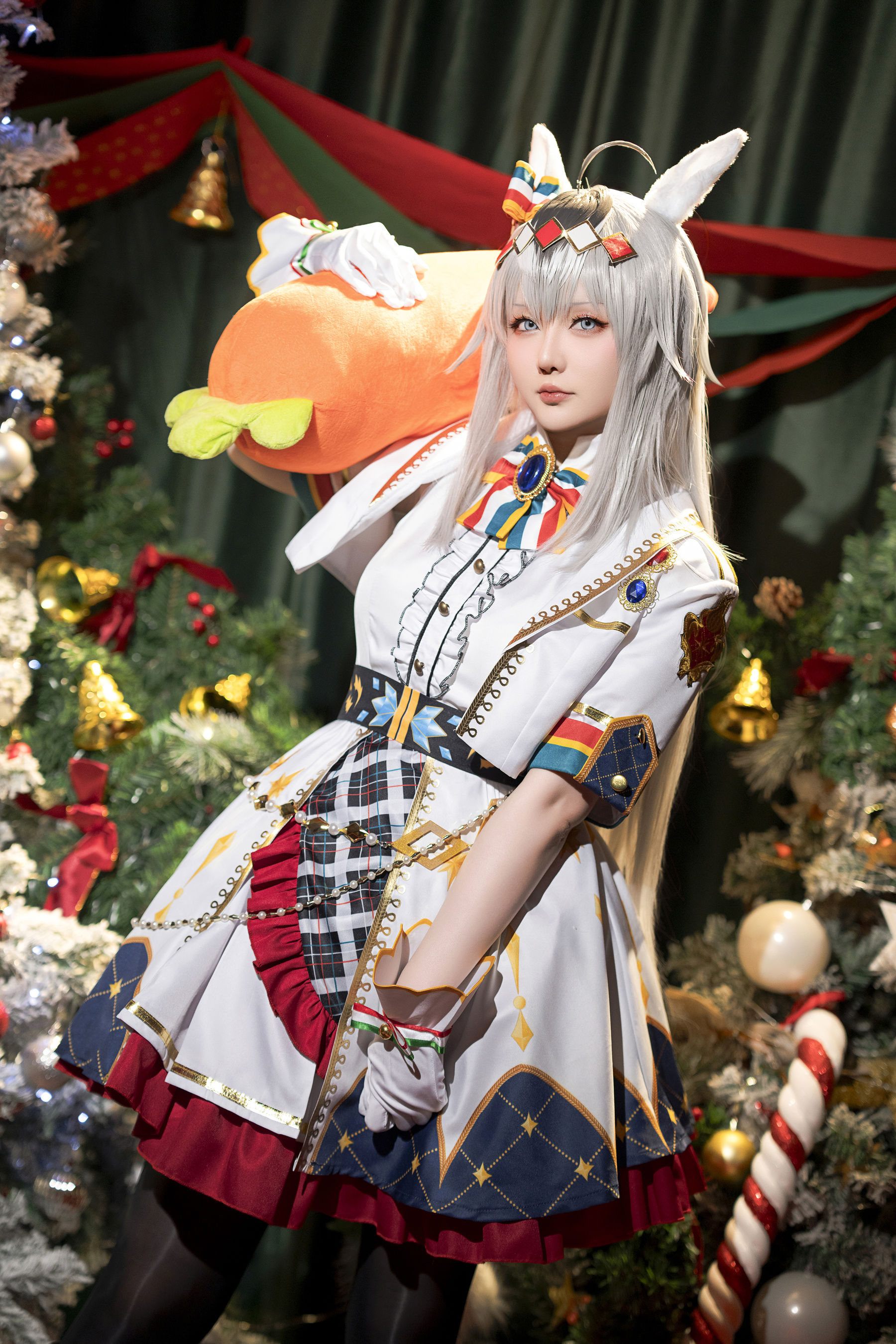 Coser小姐姐星之迟迟 - 赛马娘-小栗帽 圣诞衣装