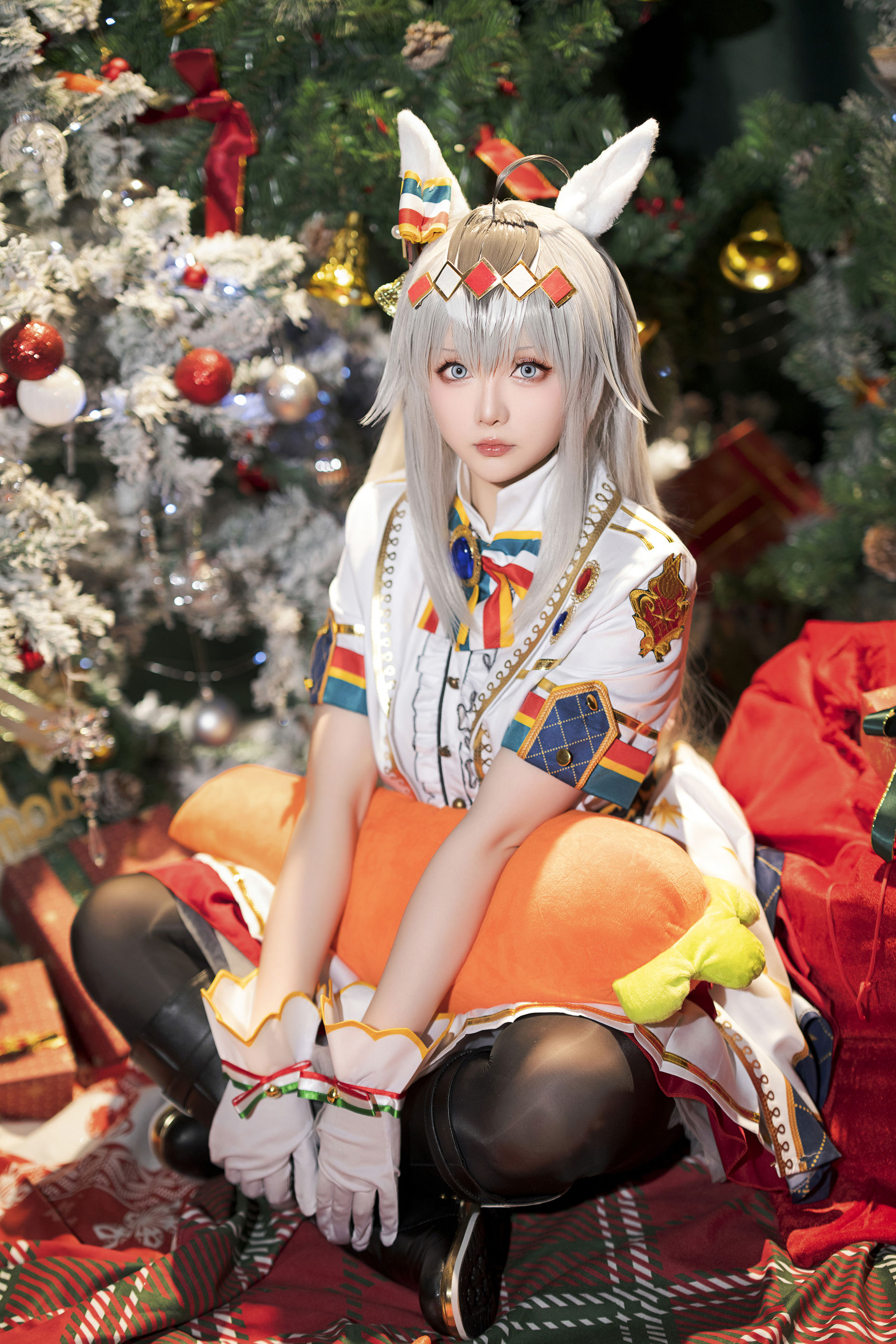 Coser小姐姐星之迟迟 - 赛马娘-小栗帽 圣诞衣装