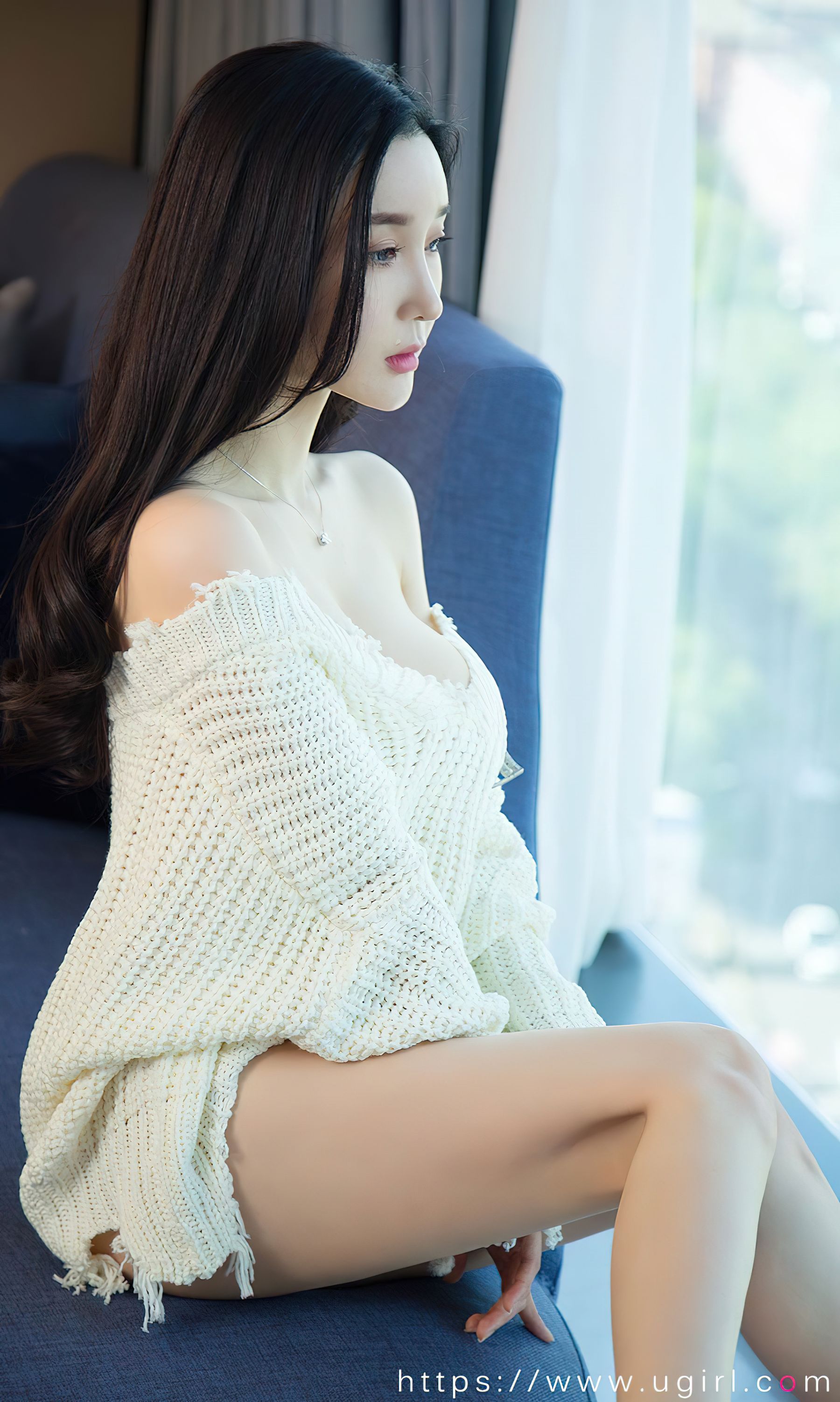 [Ugirls]爱尤物 No.2755 白色毛衣 夏美