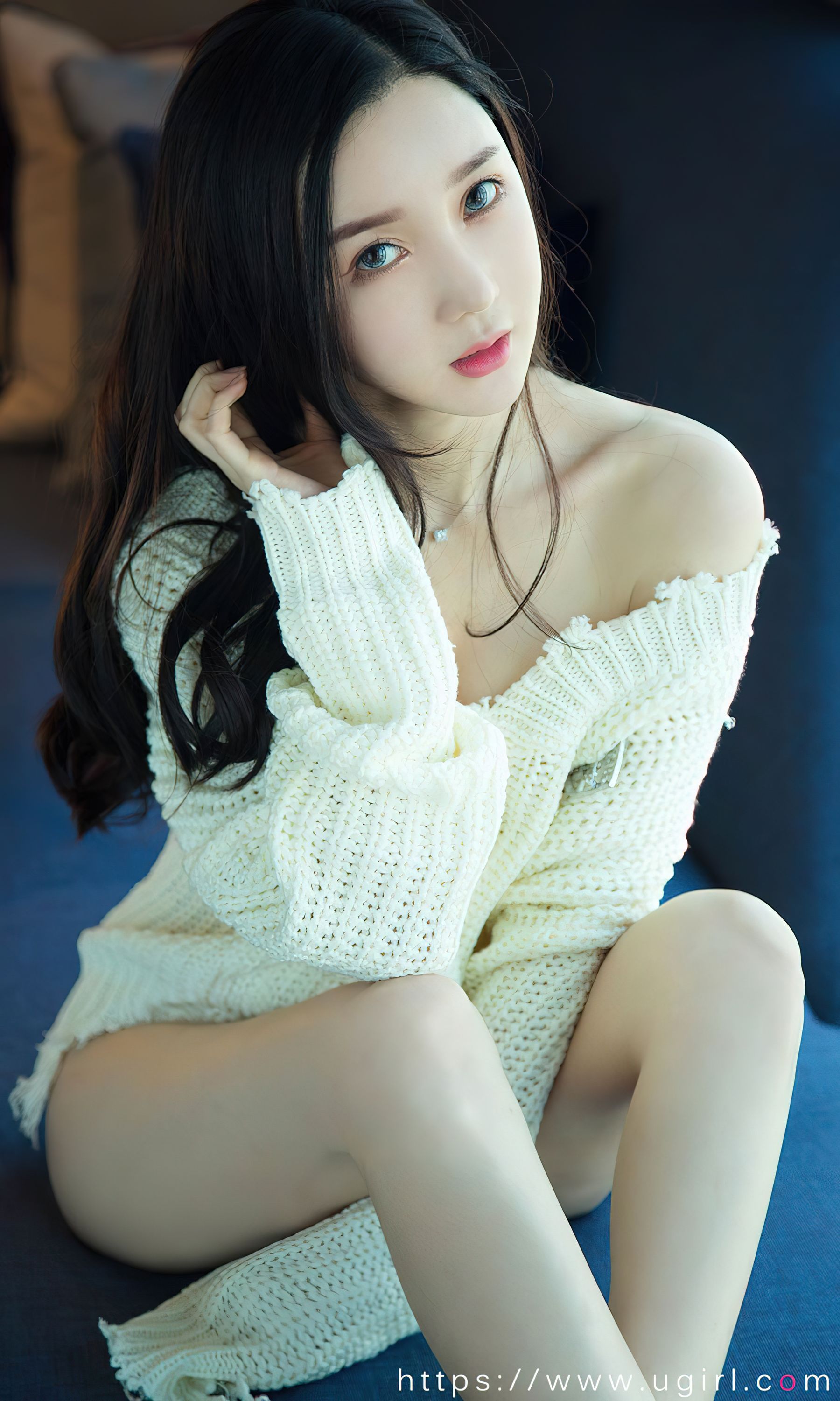 [Ugirls]爱尤物 No.2755 白色毛衣 夏美