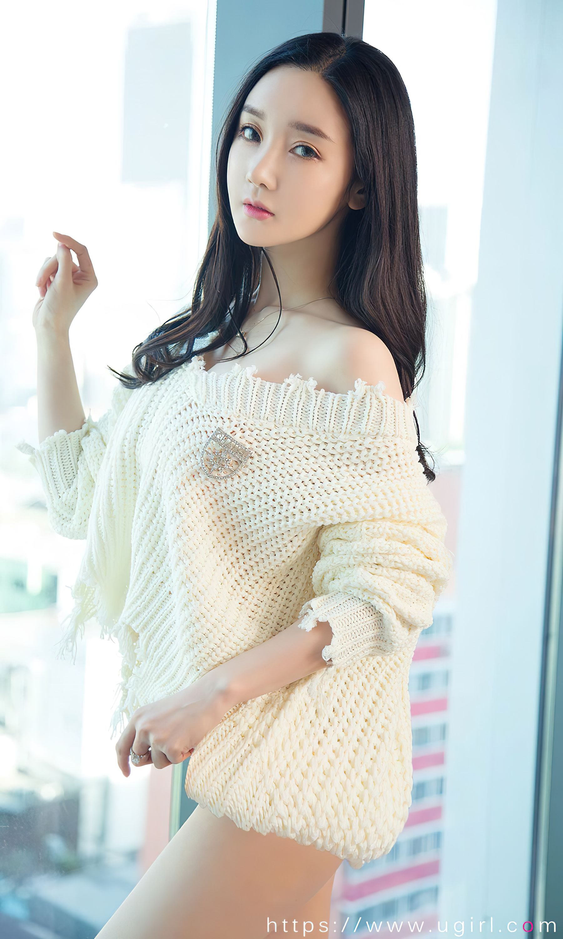 [Ugirls]爱尤物 No.2755 白色毛衣 夏美