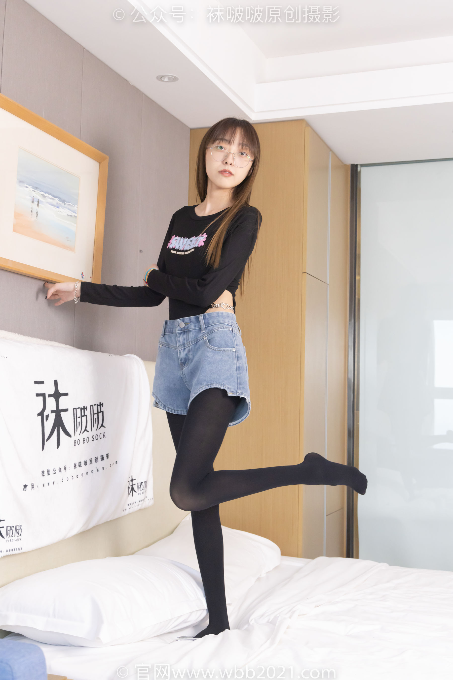 BoBoSocks袜啵啵 No.321 稚予 -高跟鞋、厚黑丝