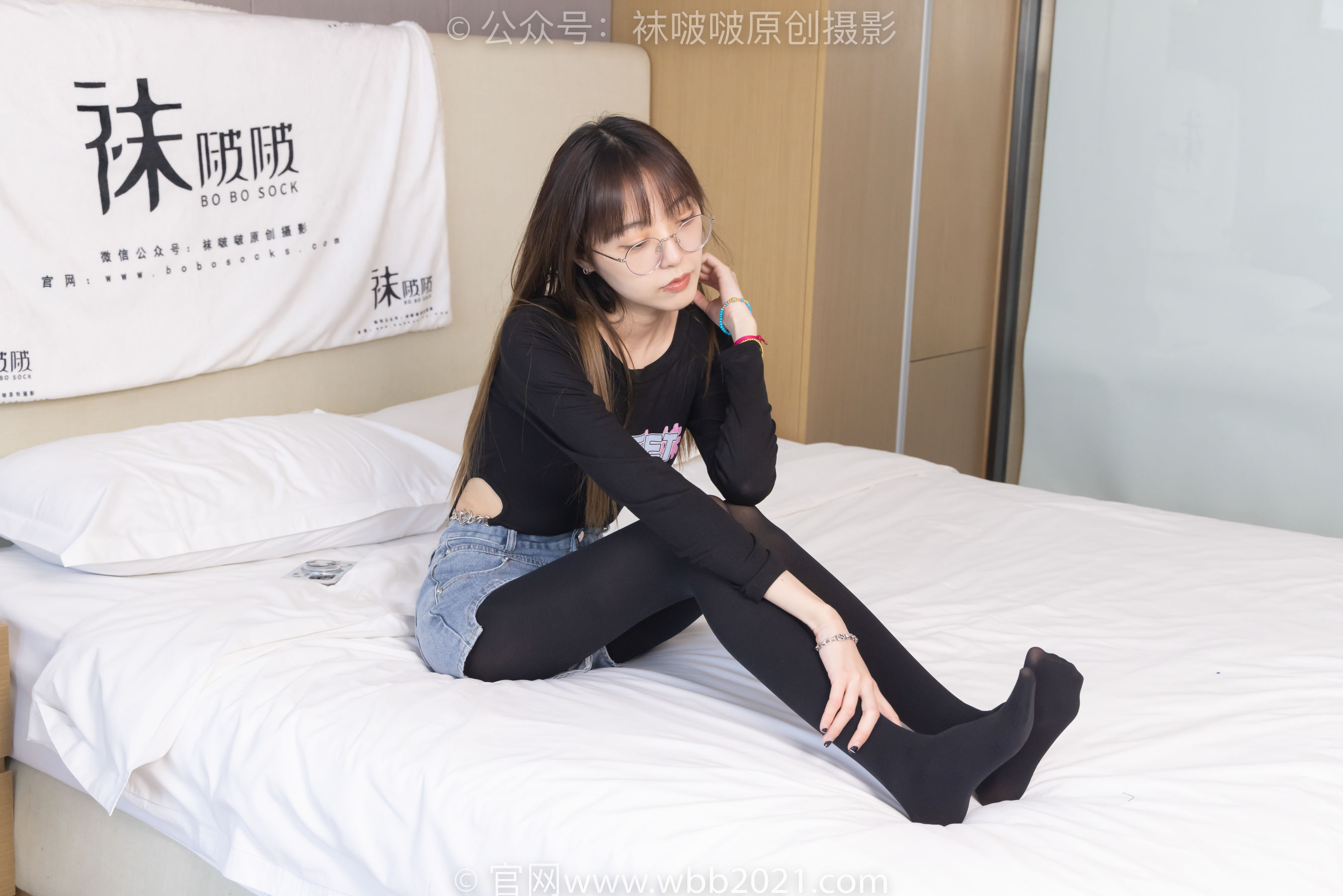 BoBoSocks袜啵啵 No.321 稚予 -高跟鞋、厚黑丝