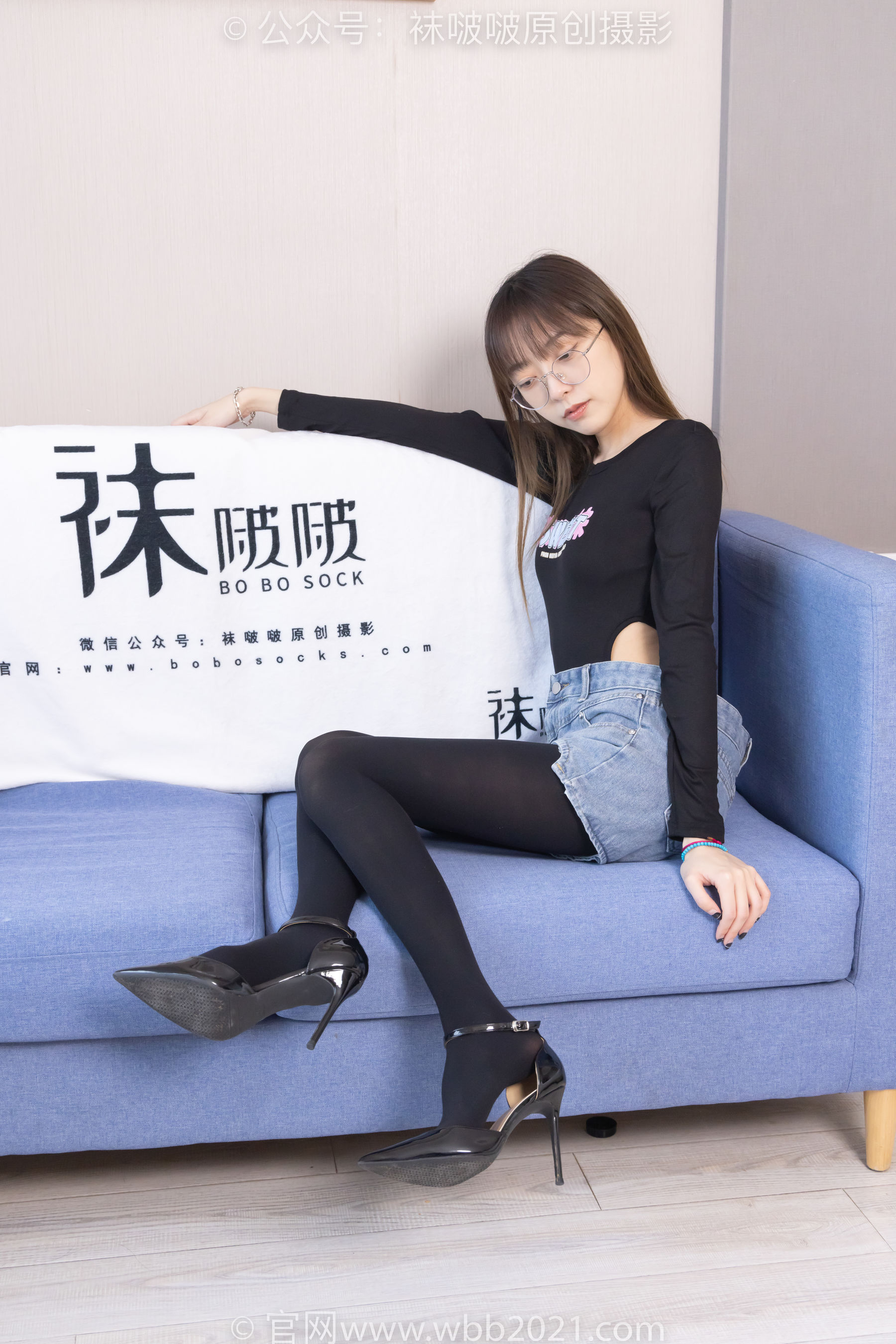 BoBoSocks袜啵啵 No.321 稚予 -高跟鞋、厚黑丝