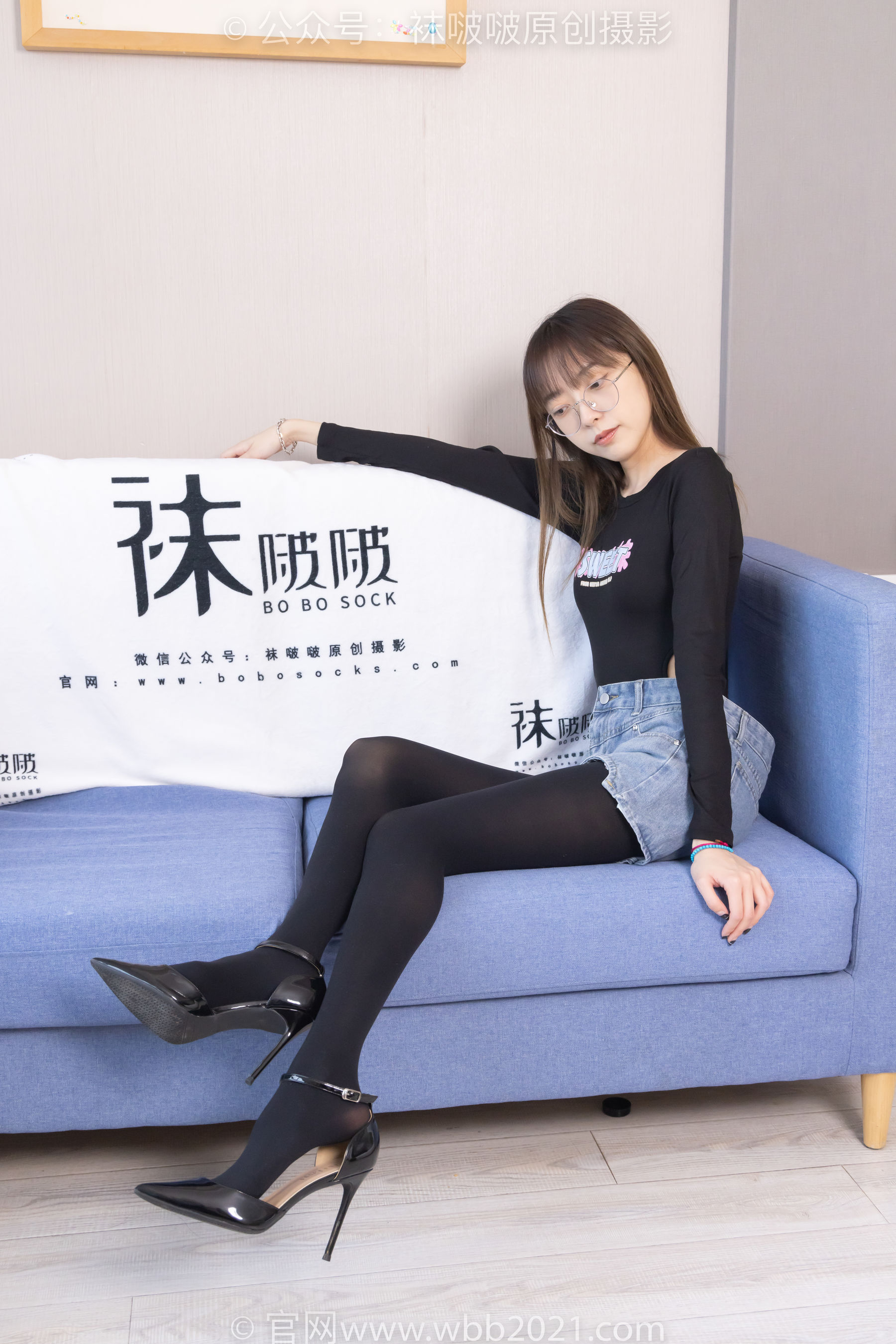 BoBoSocks袜啵啵 No.321 稚予 -高跟鞋、厚黑丝