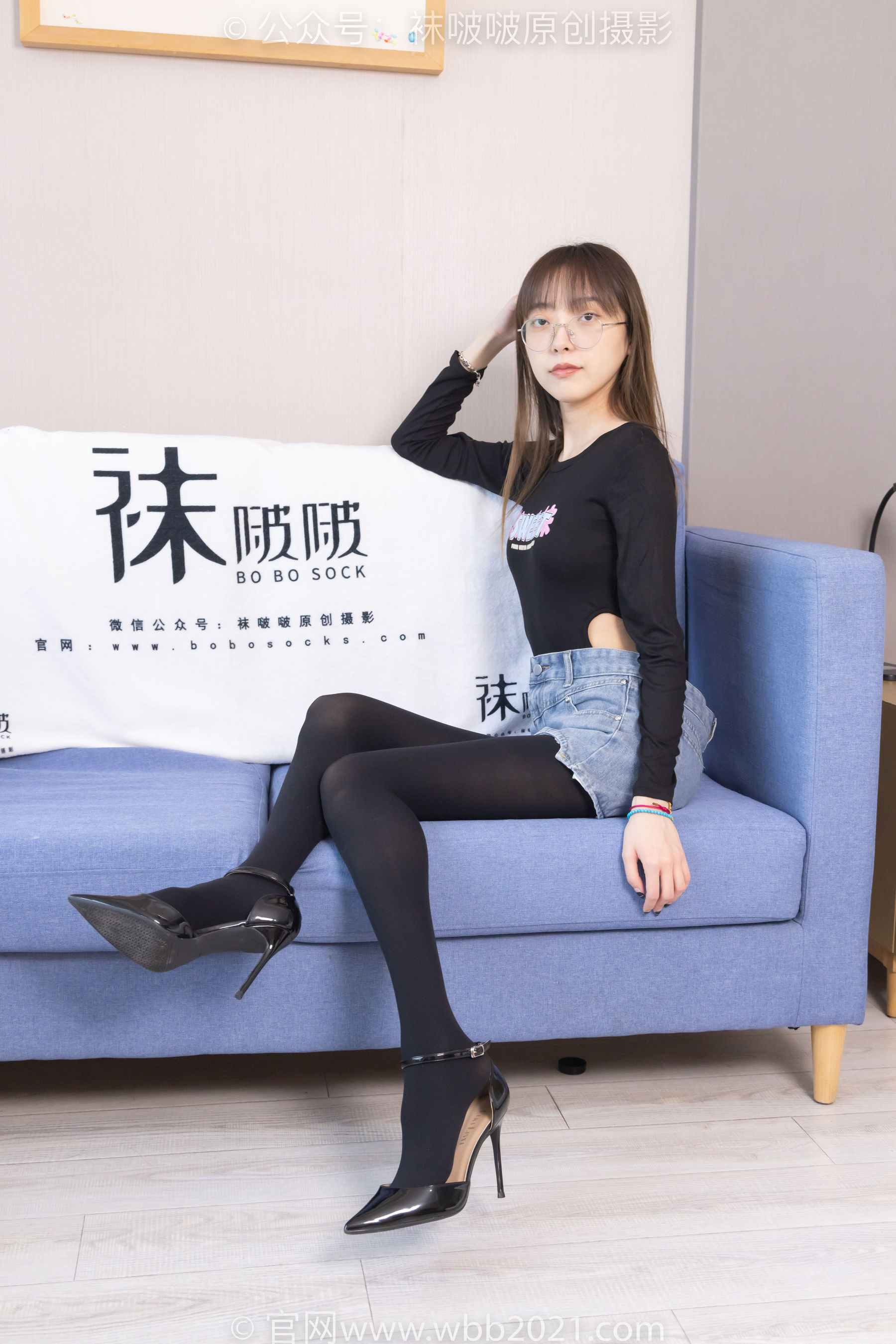 BoBoSocks袜啵啵 No.321 稚予 -高跟鞋、厚黑丝