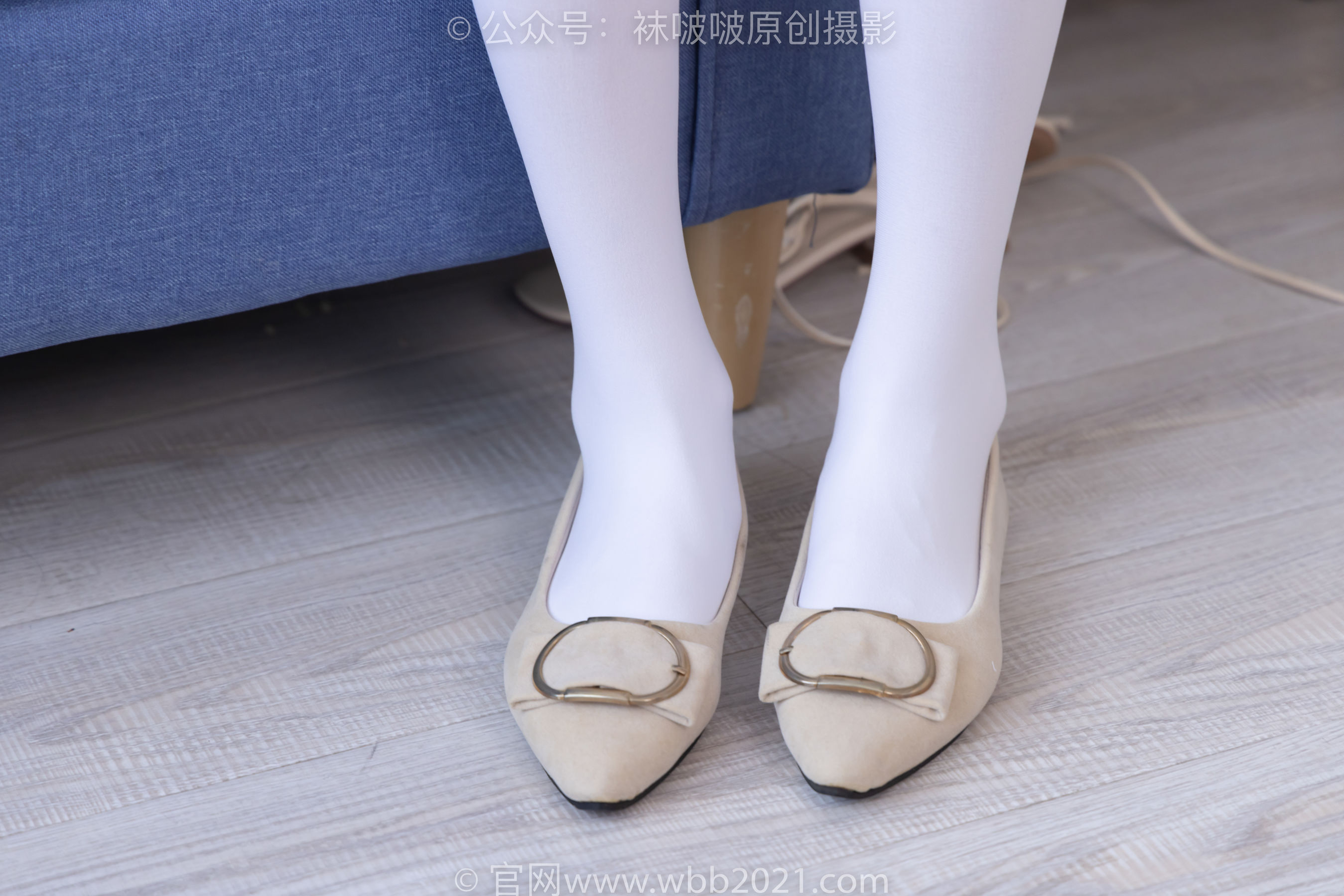 BoBoSocks袜啵啵 No.322 芝士 -两双平底鞋、厚白丝