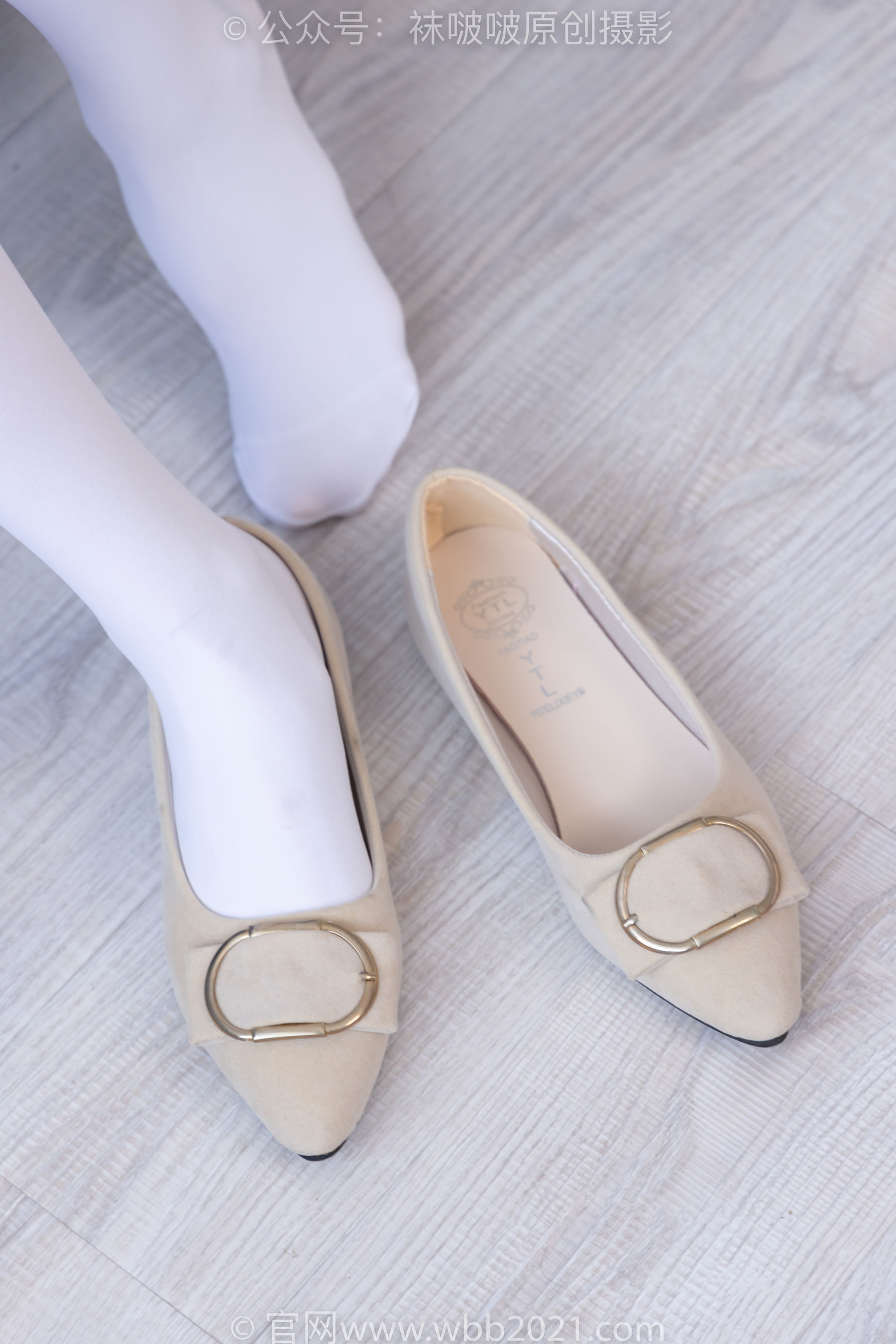 BoBoSocks袜啵啵 No.322 芝士 -两双平底鞋、厚白丝