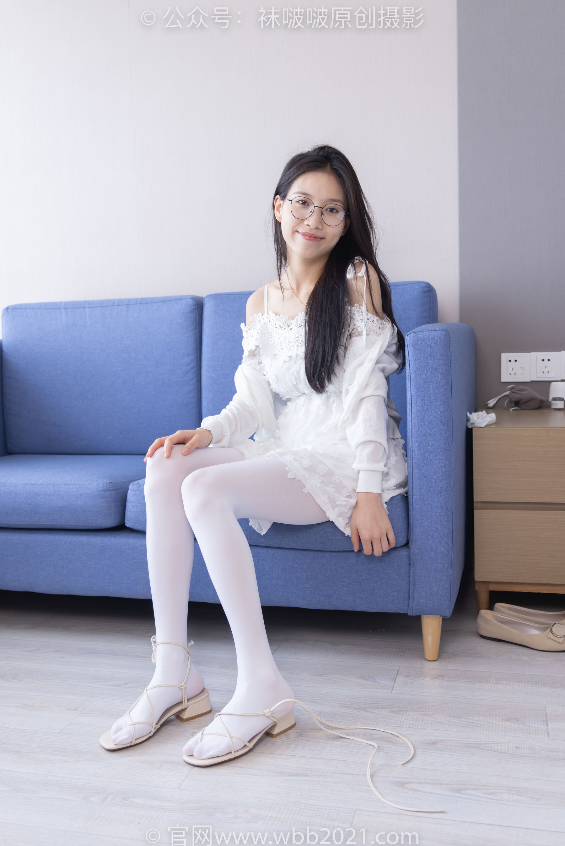 BoBoSocks袜啵啵 No.322 芝士 -两双平底鞋、厚白丝