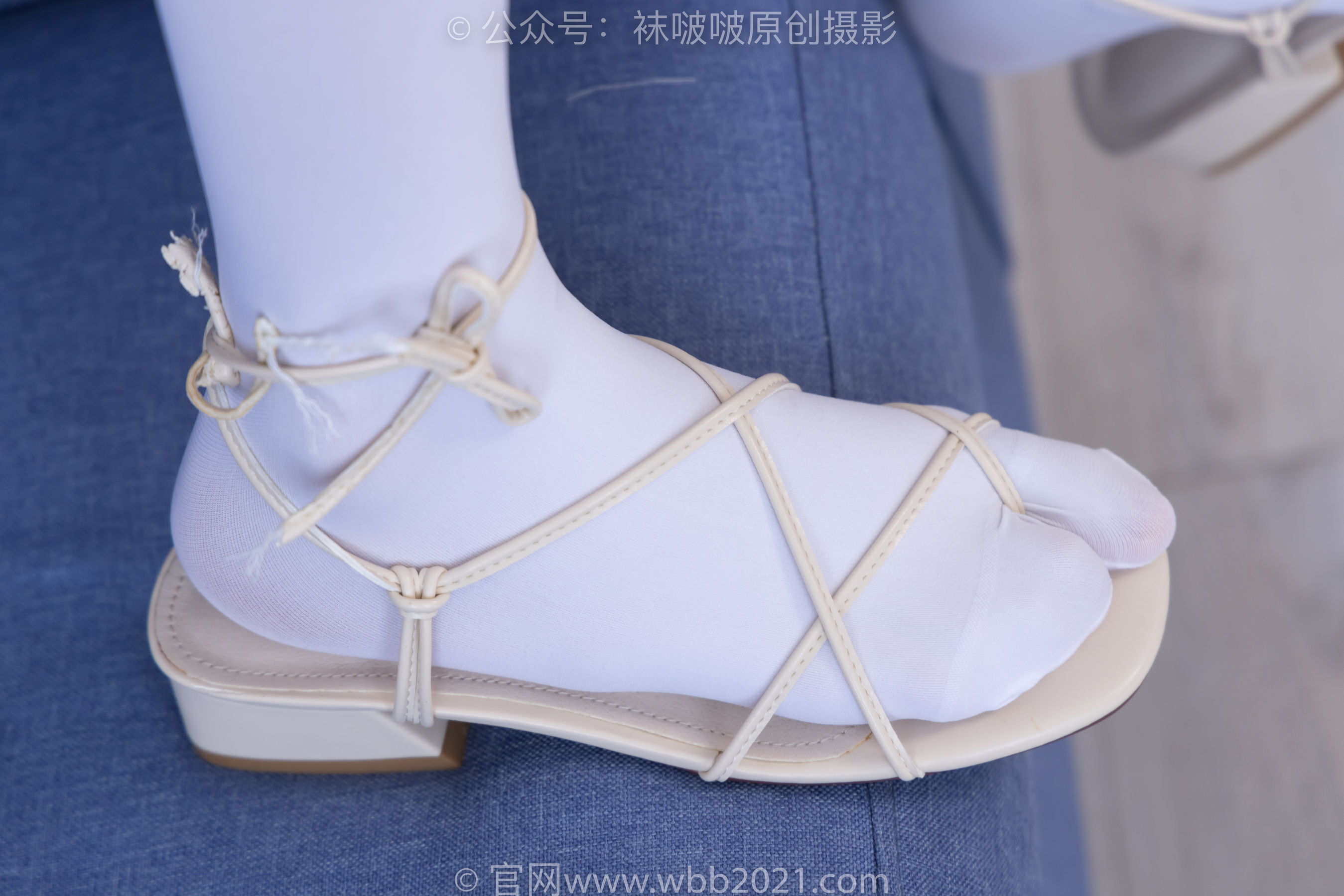 BoBoSocks袜啵啵 No.322 芝士 -两双平底鞋、厚白丝