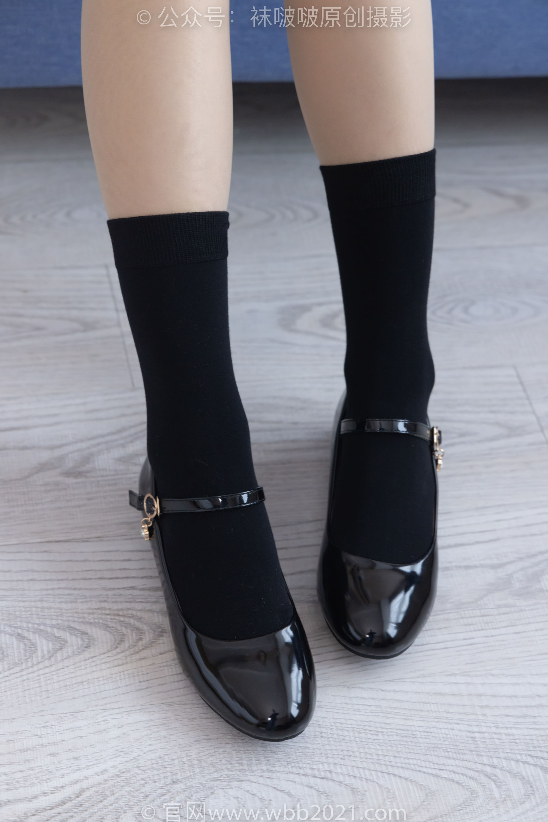 BoBoSocks袜啵啵 No.324 奶油 -高跟鞋、皮鞋、黑棉袜、油亮肉丝