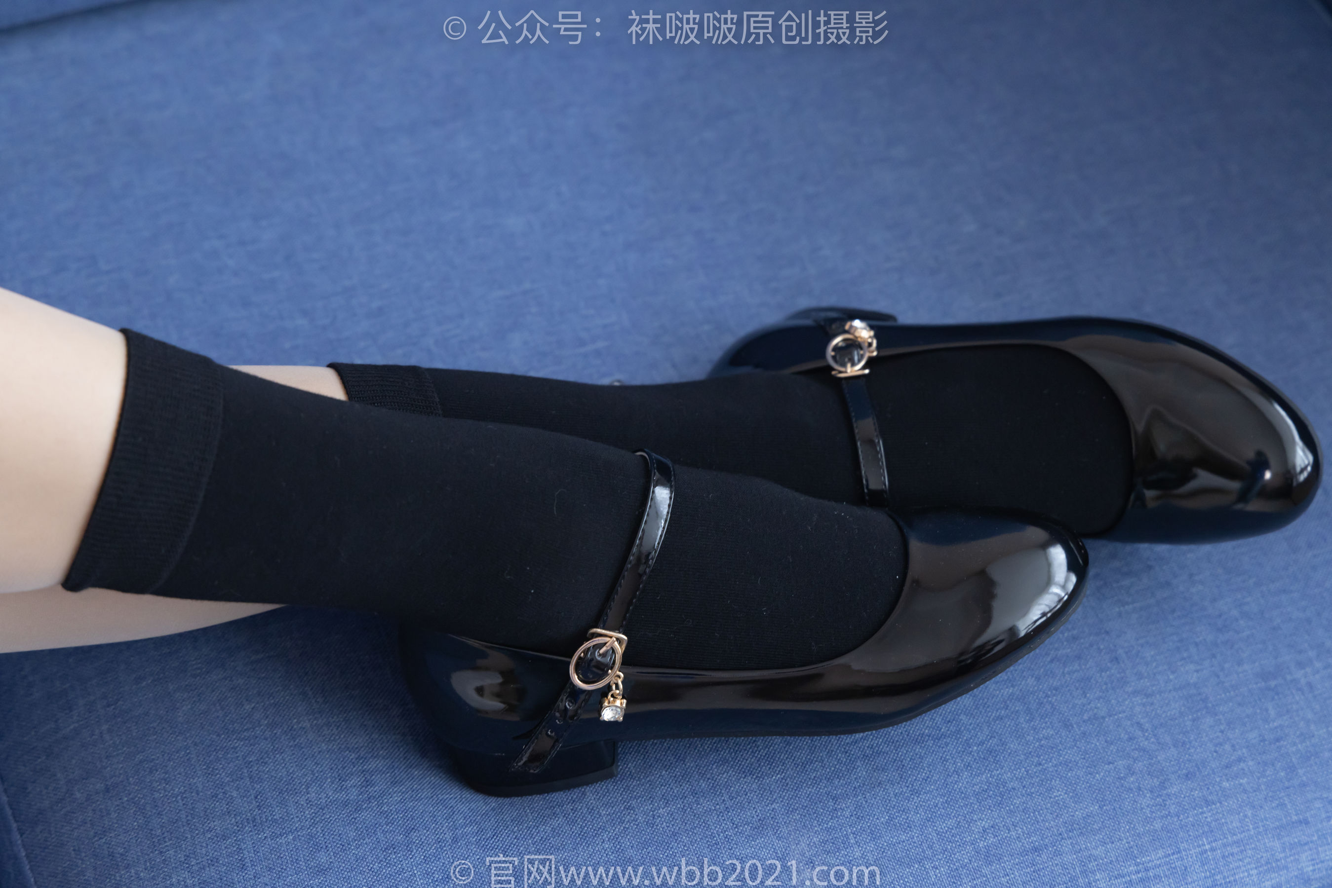 BoBoSocks袜啵啵 No.324 奶油 -高跟鞋、皮鞋、黑棉袜、油亮肉丝
