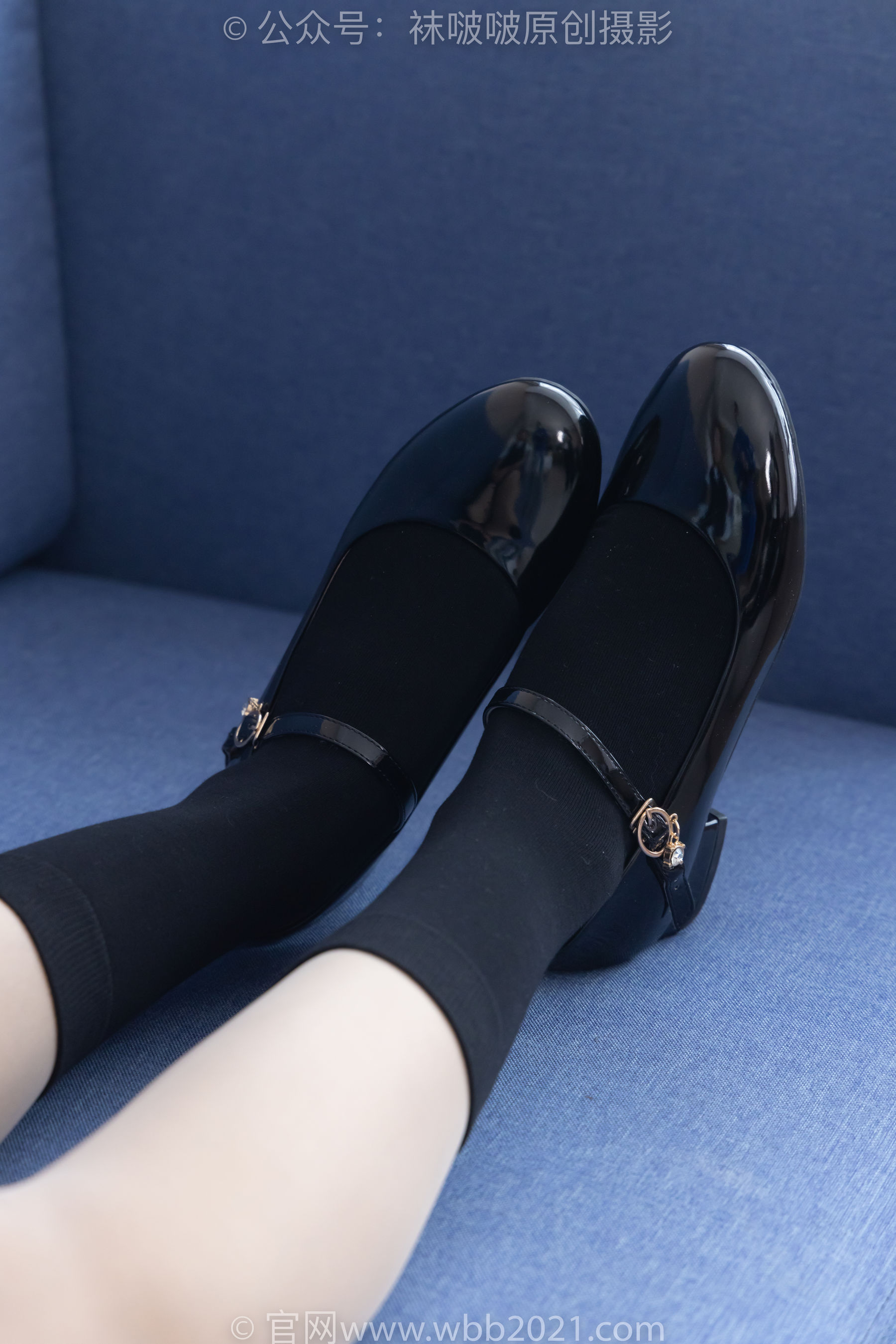 BoBoSocks袜啵啵 No.324 奶油 -高跟鞋、皮鞋、黑棉袜、油亮肉丝