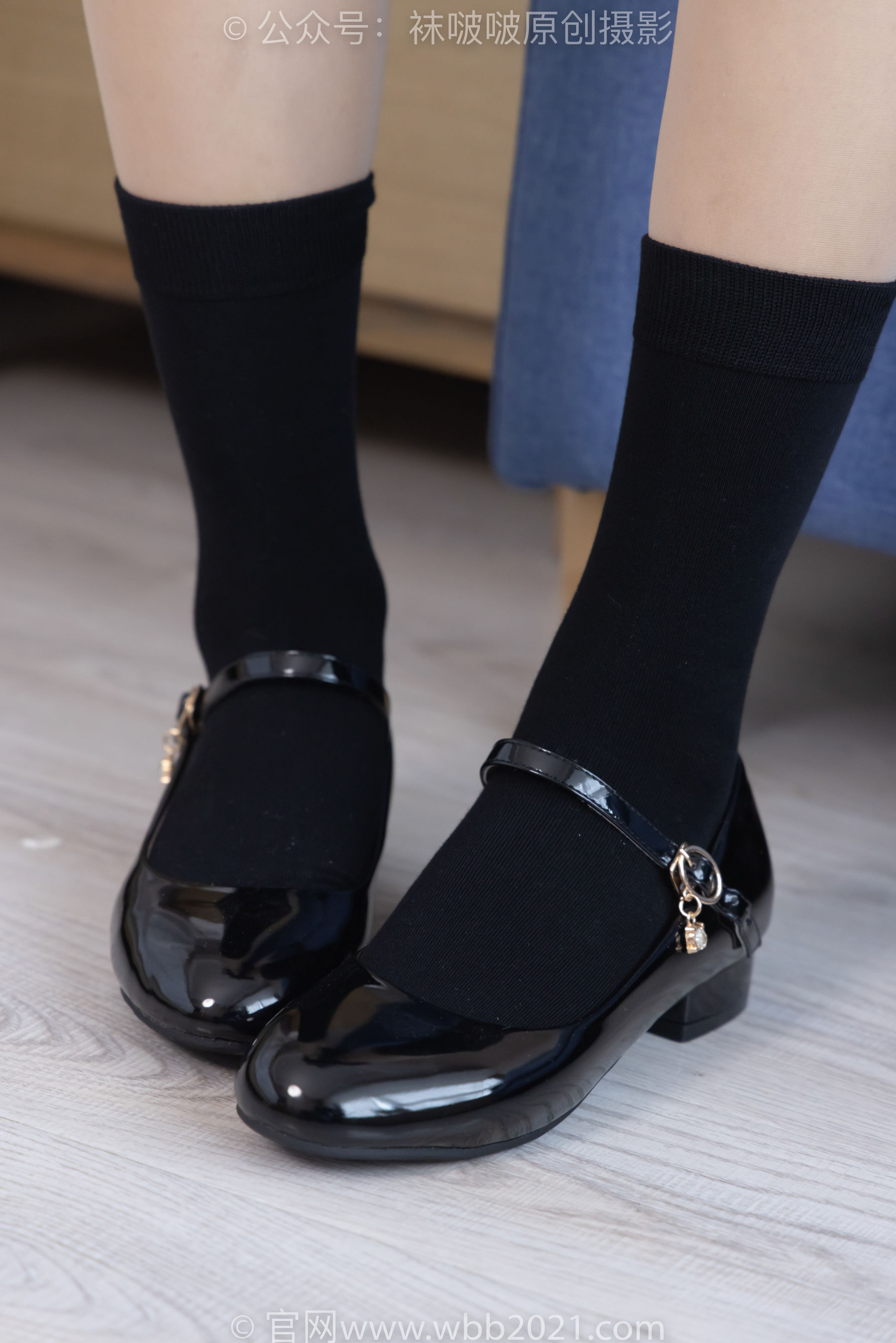 BoBoSocks袜啵啵 No.324 奶油 -高跟鞋、皮鞋、黑棉袜、油亮肉丝