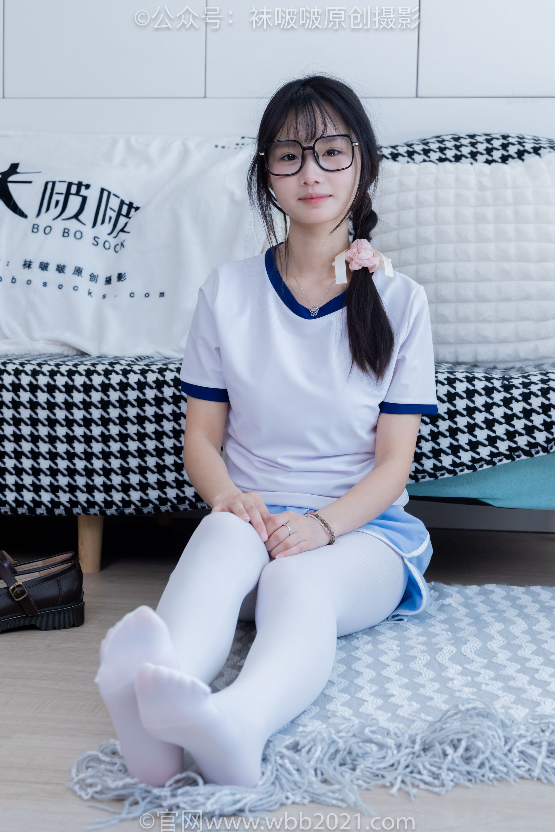 BoBoSocks袜啵啵 No.325 甜甜圈 -皮鞋、厚白丝