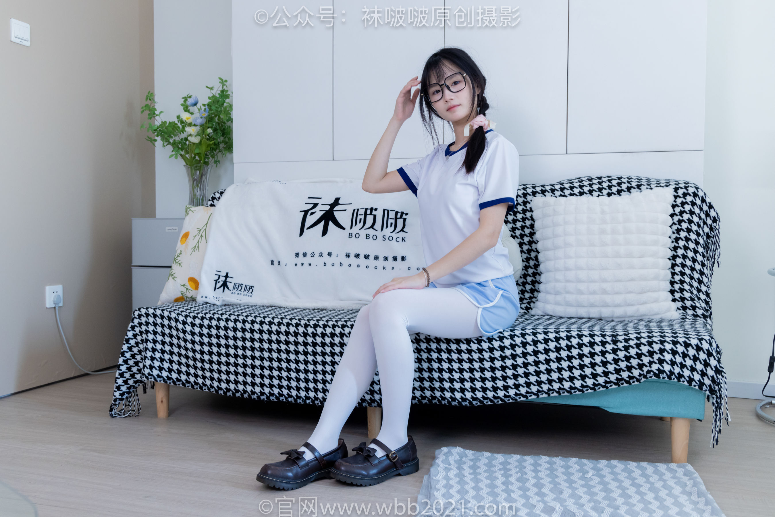 BoBoSocks袜啵啵 No.325 甜甜圈 -皮鞋、厚白丝