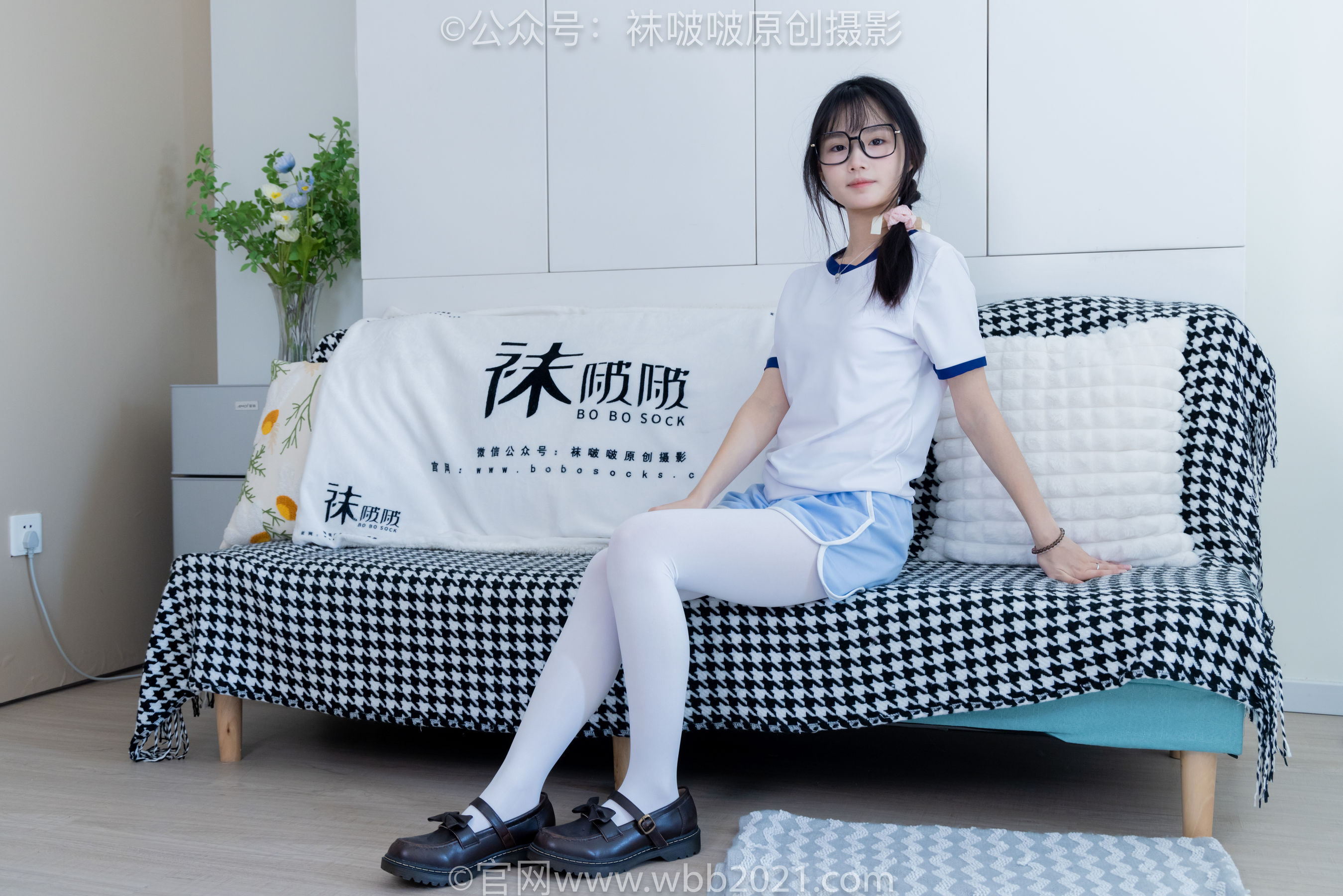 BoBoSocks袜啵啵 No.325 甜甜圈 -皮鞋、厚白丝