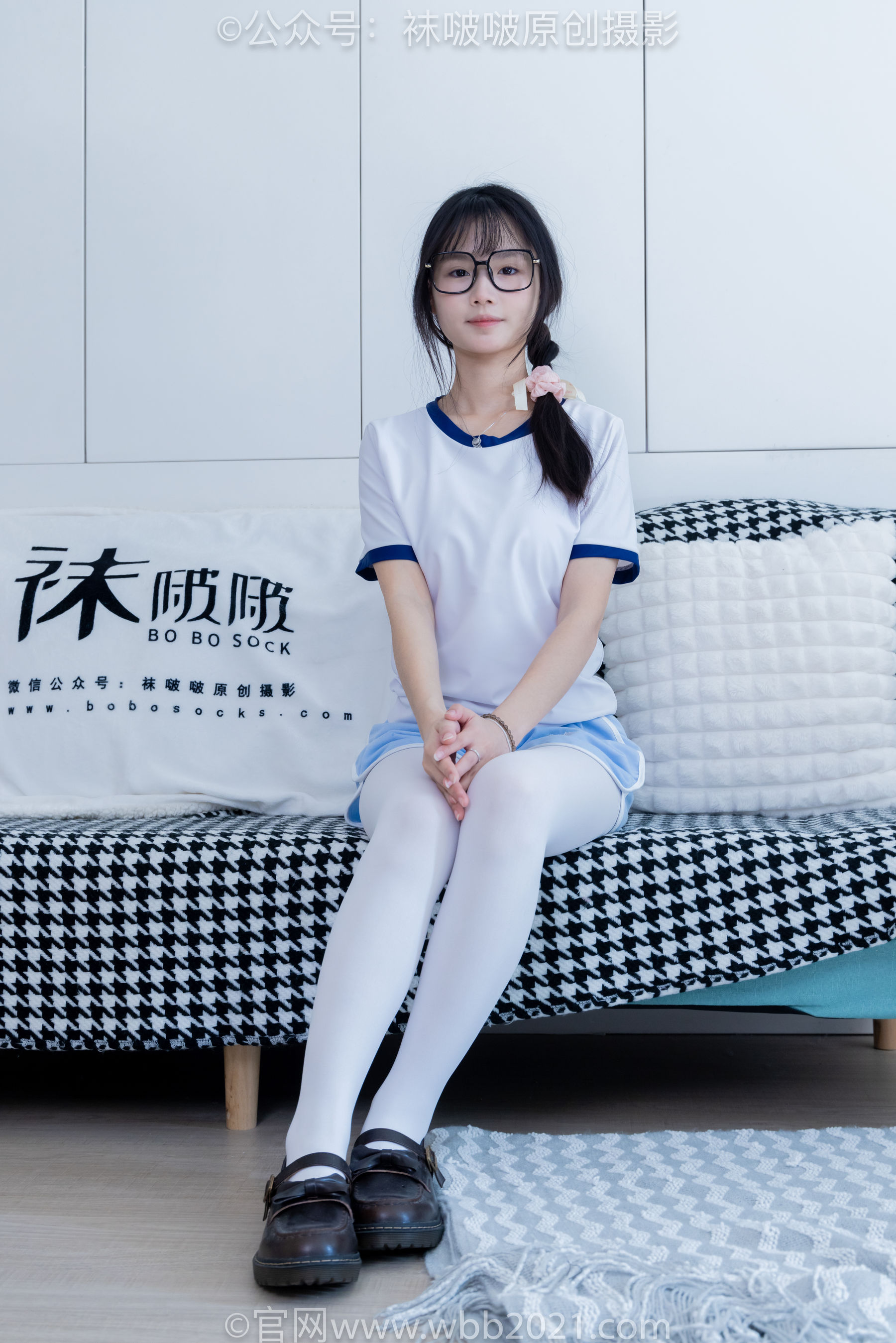 BoBoSocks袜啵啵 No.325 甜甜圈 -皮鞋、厚白丝