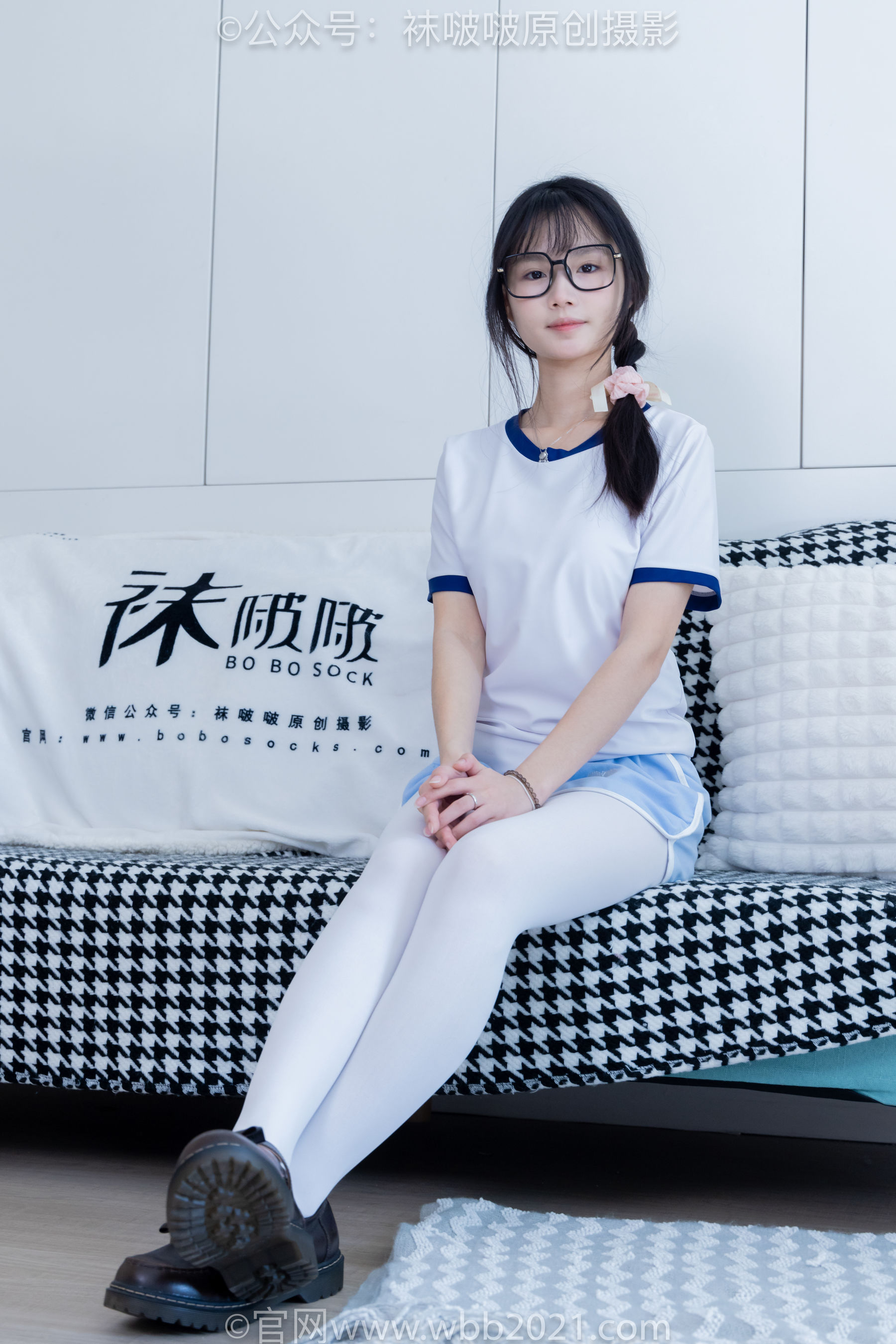 BoBoSocks袜啵啵 No.325 甜甜圈 -皮鞋、厚白丝