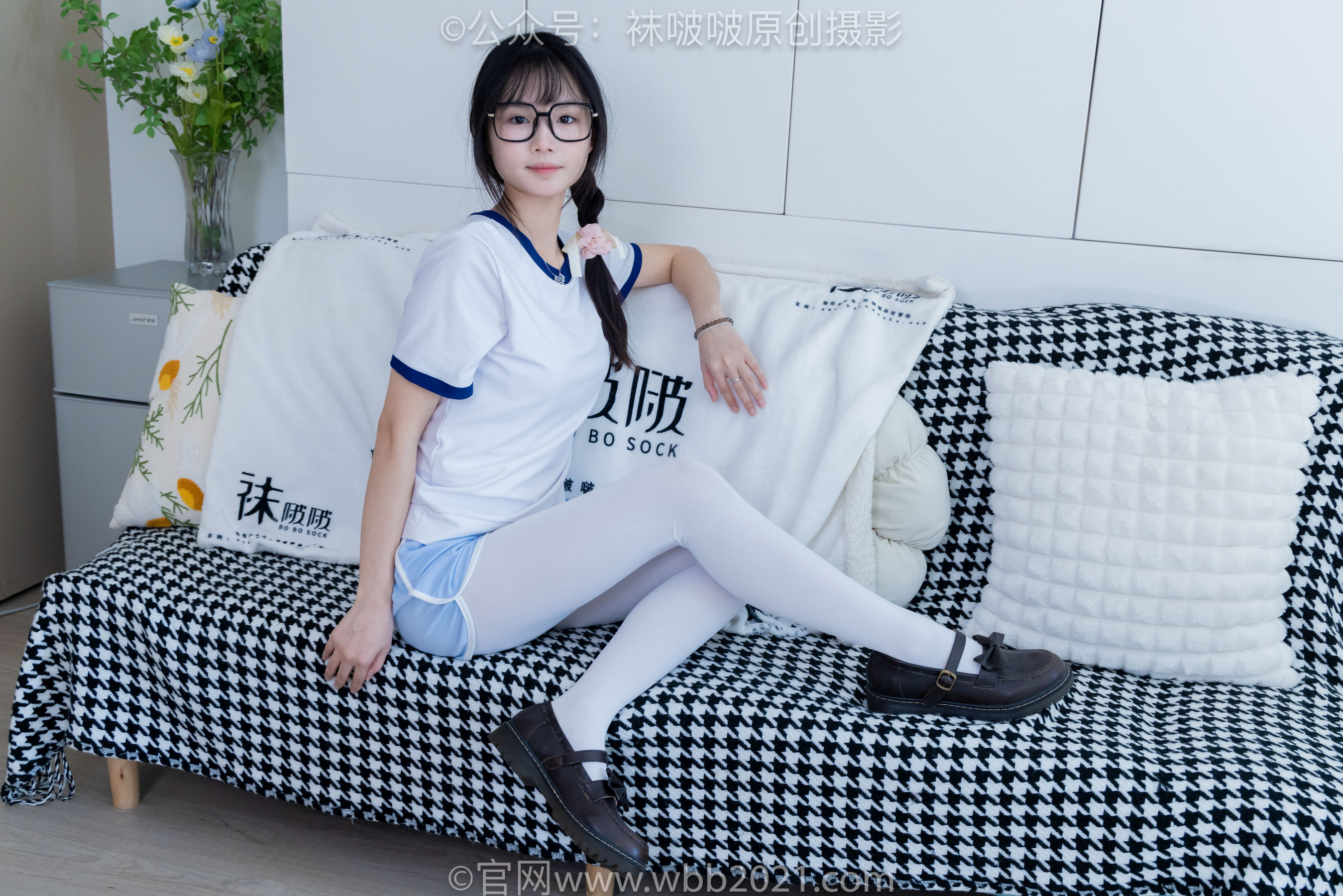 BoBoSocks袜啵啵 No.325 甜甜圈 -皮鞋、厚白丝