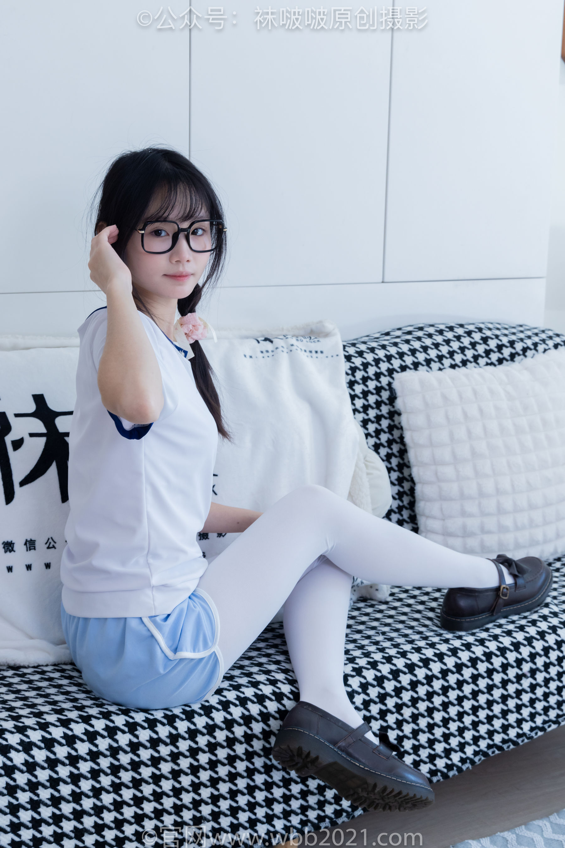 BoBoSocks袜啵啵 No.325 甜甜圈 -皮鞋、厚白丝