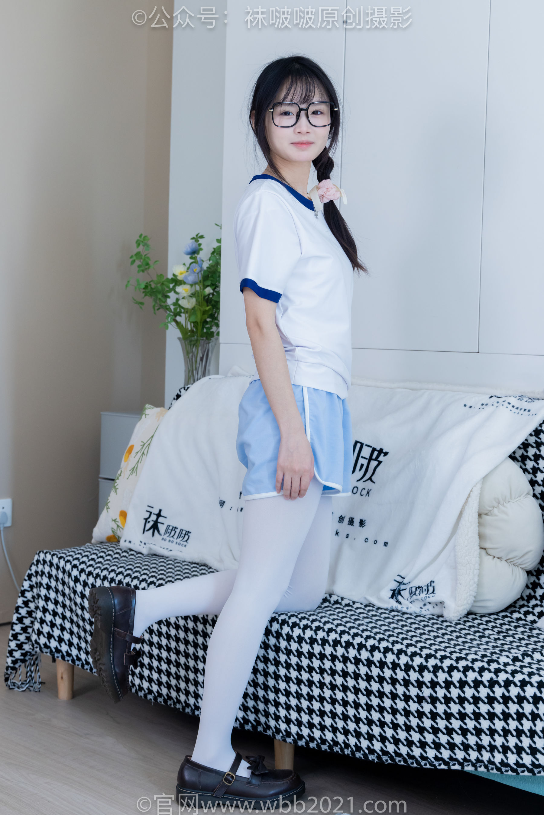 BoBoSocks袜啵啵 No.325 甜甜圈 -皮鞋、厚白丝
