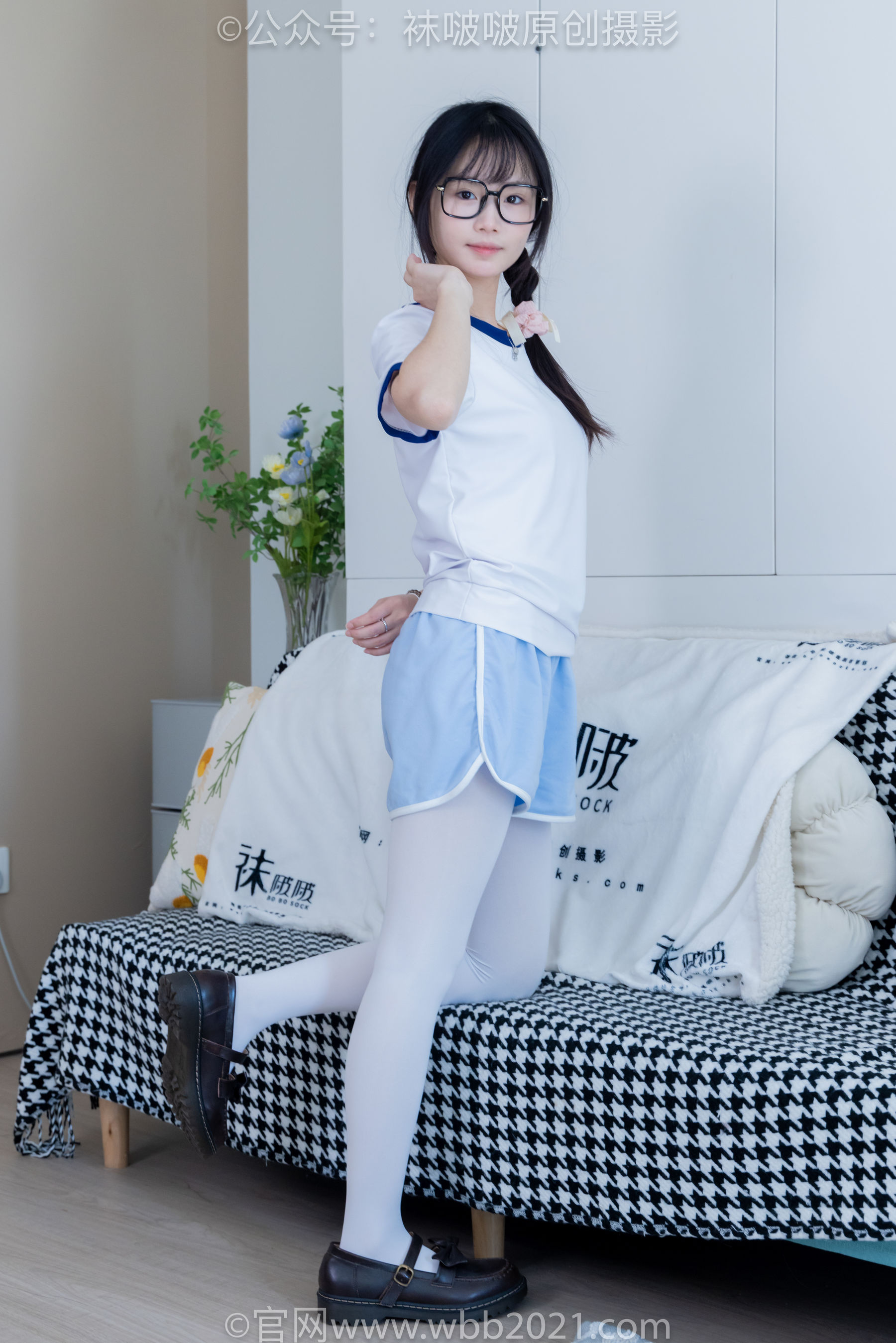 BoBoSocks袜啵啵 No.325 甜甜圈 -皮鞋、厚白丝