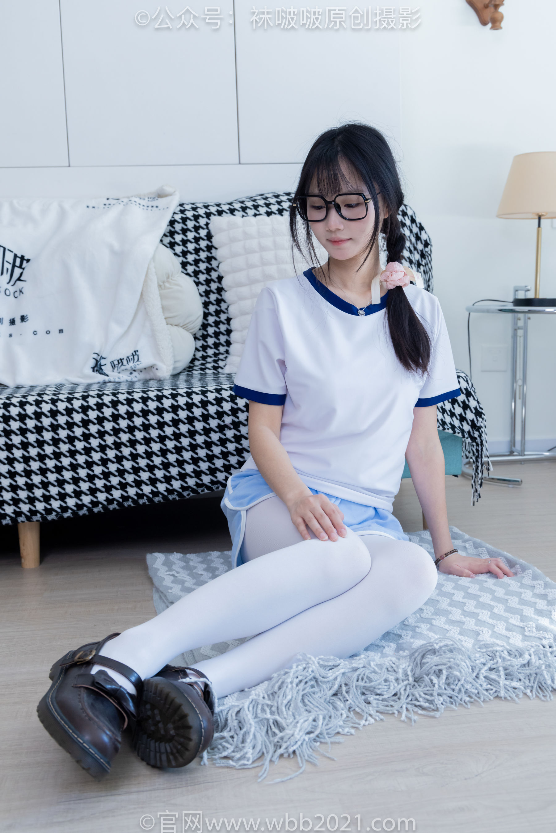 BoBoSocks袜啵啵 No.325 甜甜圈 -皮鞋、厚白丝