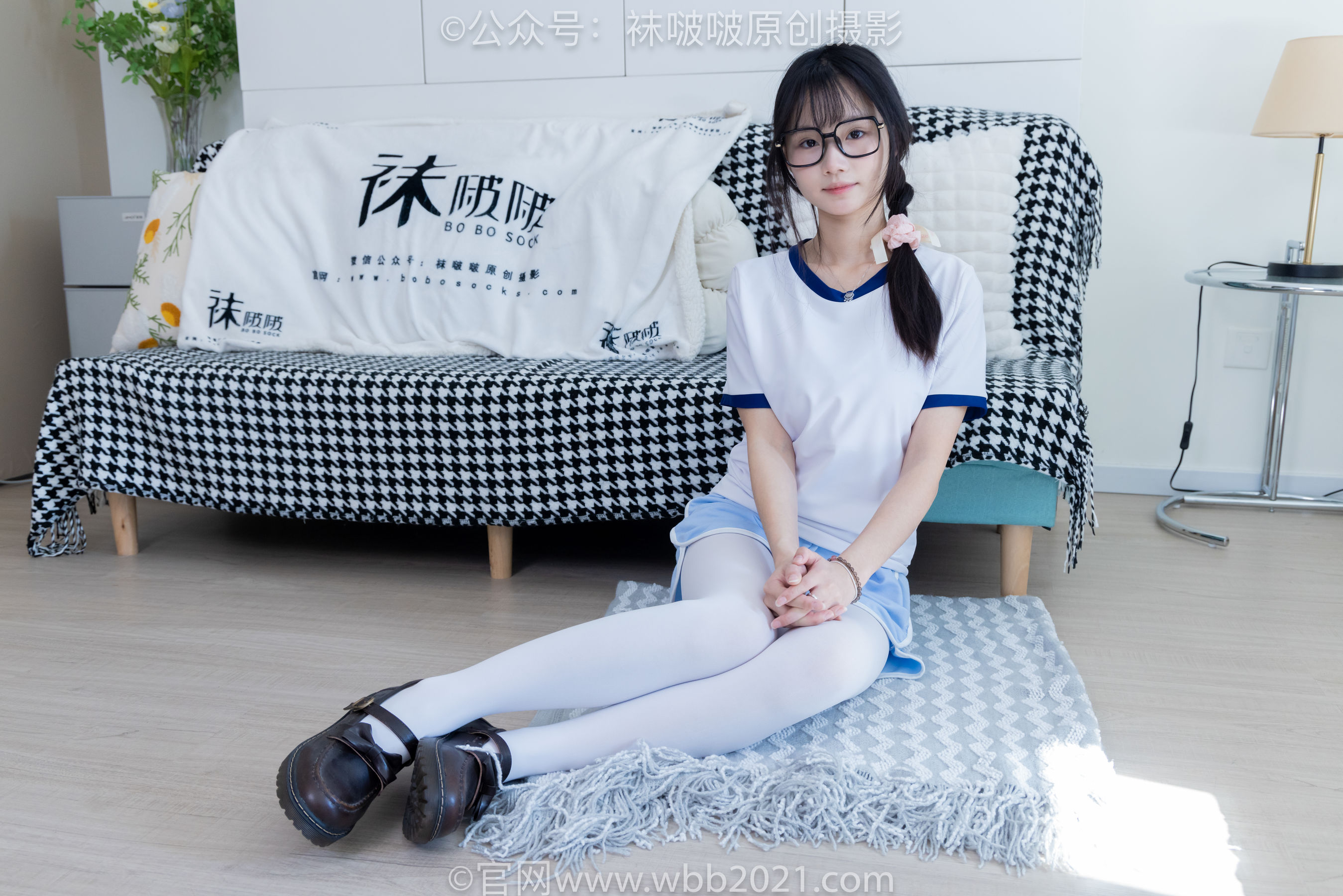 BoBoSocks袜啵啵 No.325 甜甜圈 -皮鞋、厚白丝