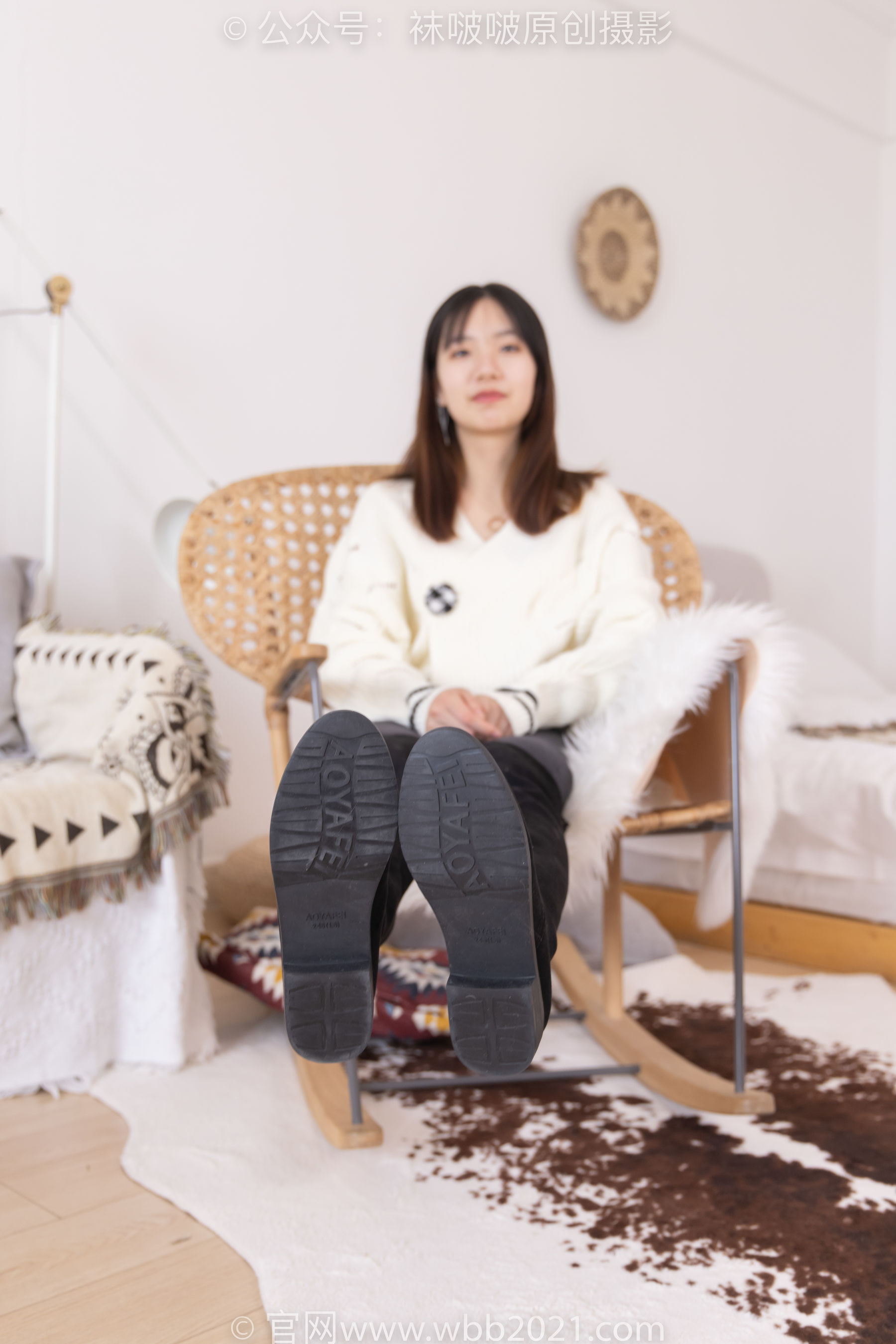 BoBoSocks袜啵啵 No.326 小甜豆 -长靴、油亮灰丝、裤里丝