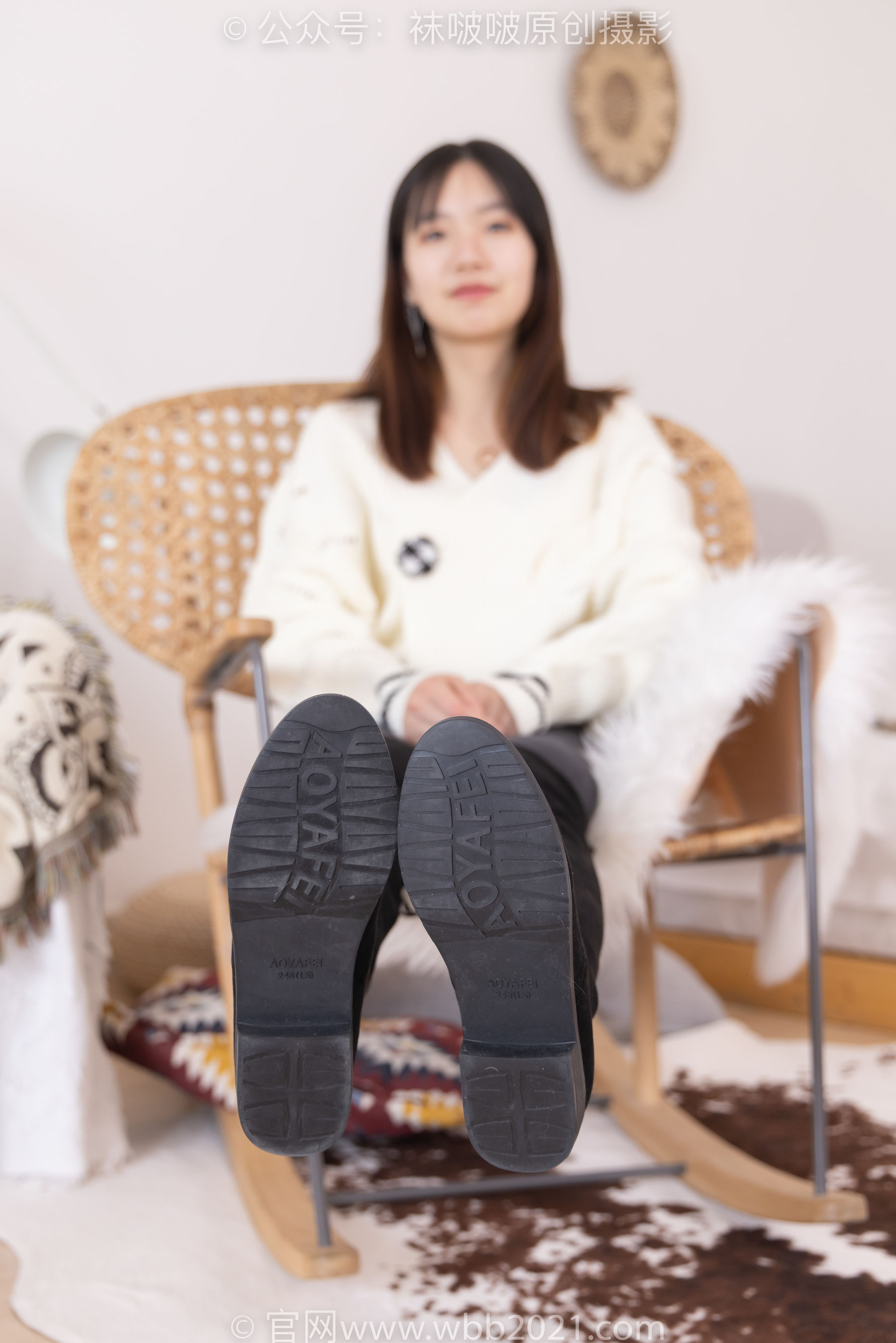 BoBoSocks袜啵啵 No.326 小甜豆 -长靴、油亮灰丝、裤里丝