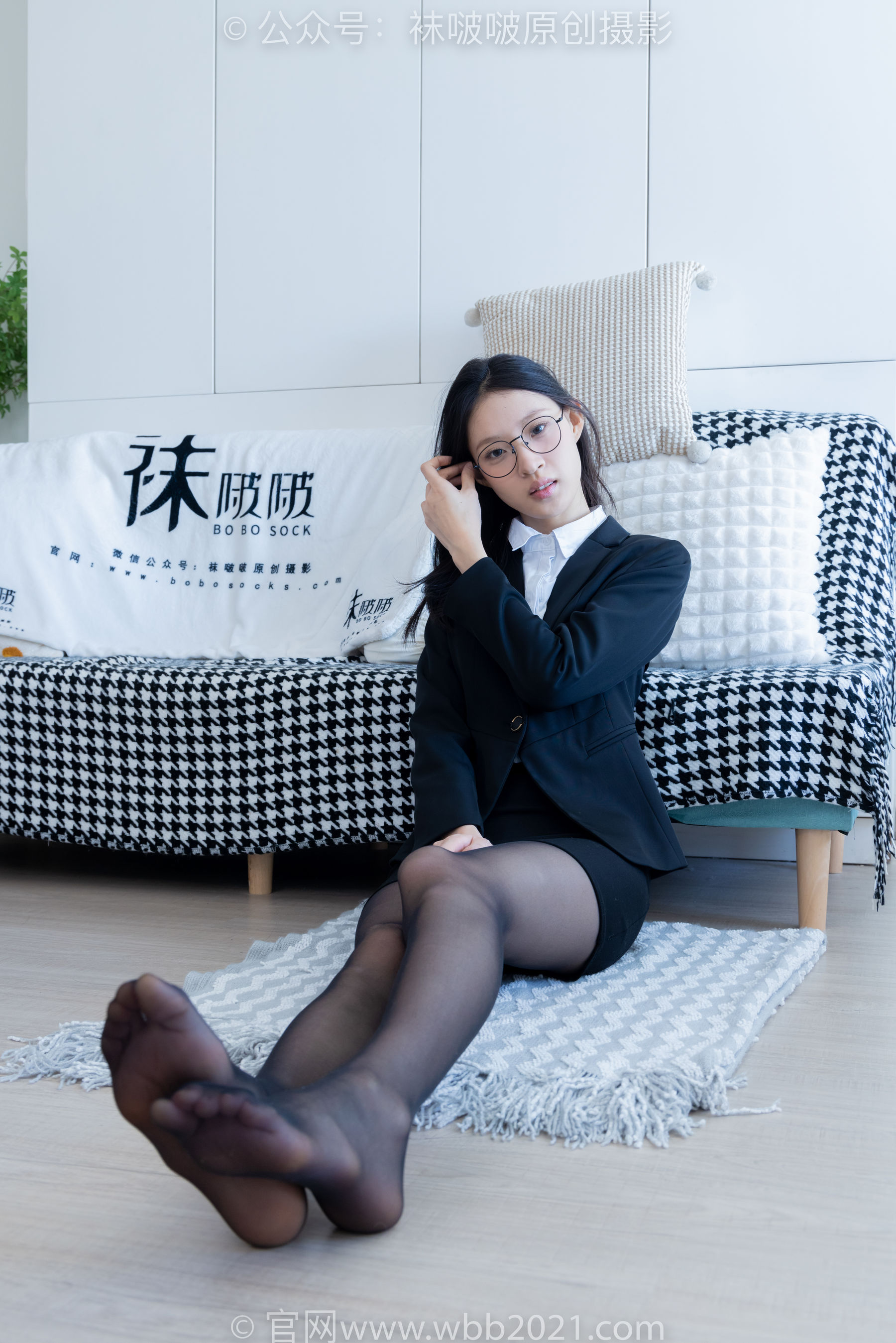BoBoSocks袜啵啵 No.327 雪糕 -高跟鞋、黑丝、ol风