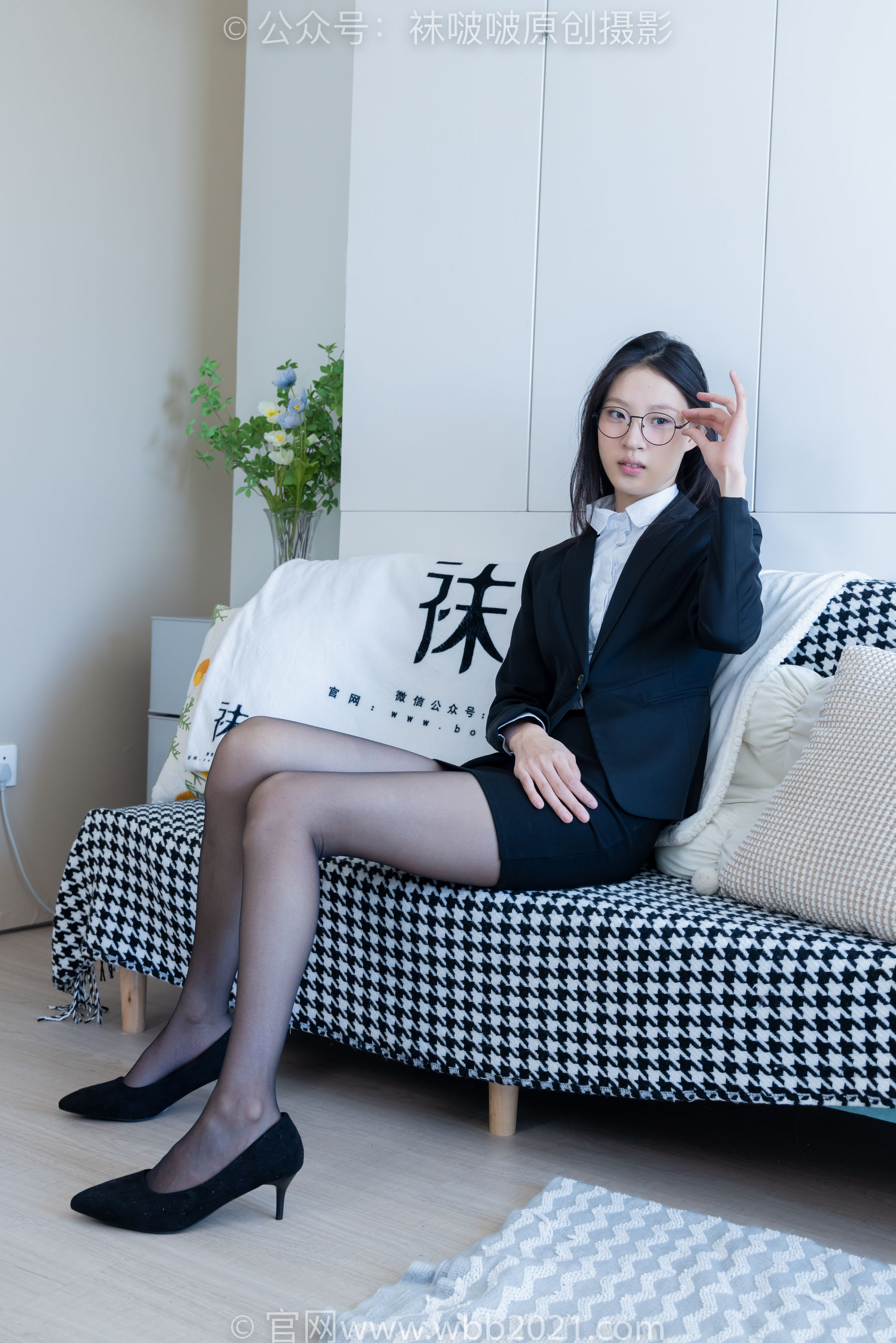 BoBoSocks袜啵啵 No.327 雪糕 -高跟鞋、黑丝、ol风