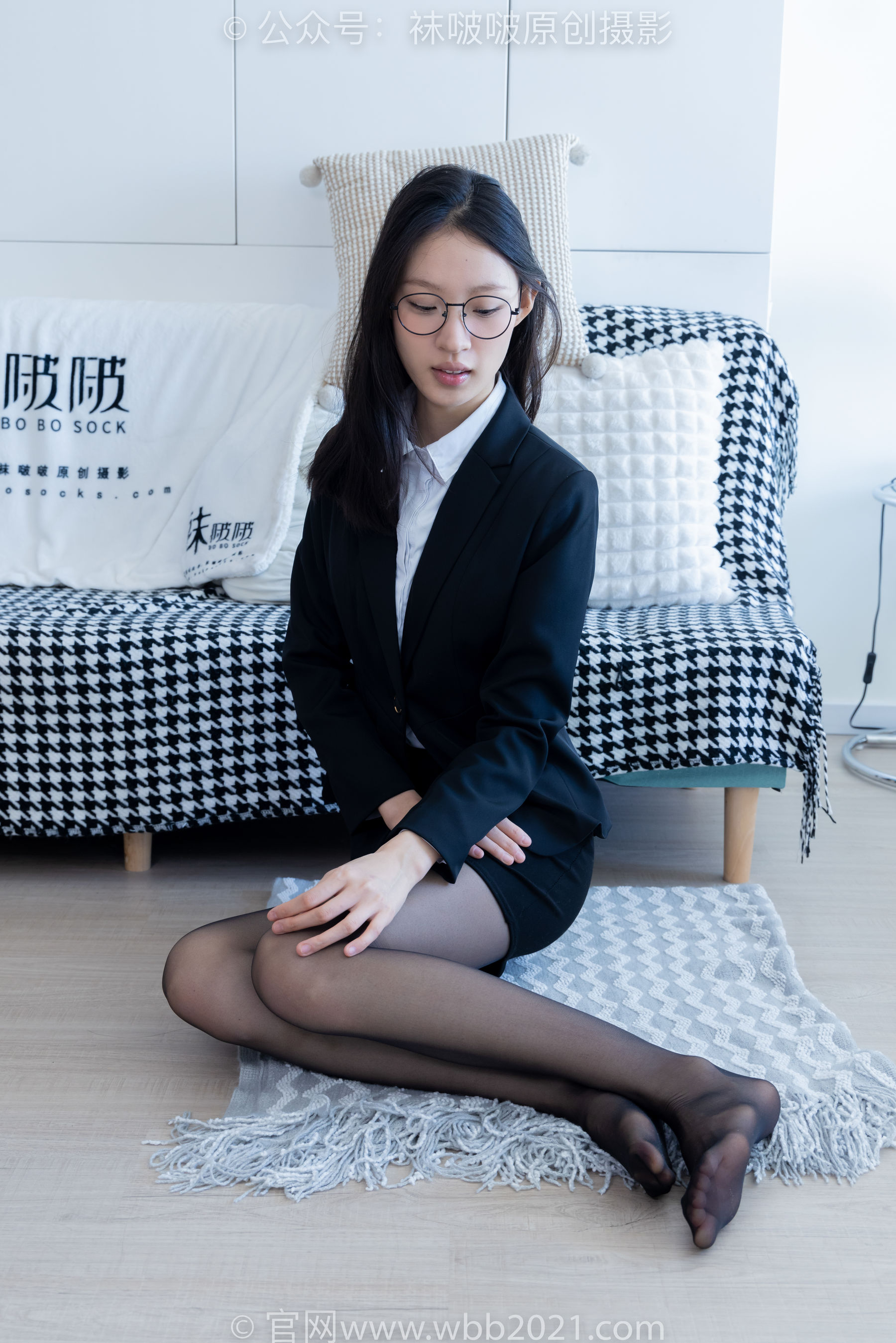 BoBoSocks袜啵啵 No.327 雪糕 -高跟鞋、黑丝、ol风