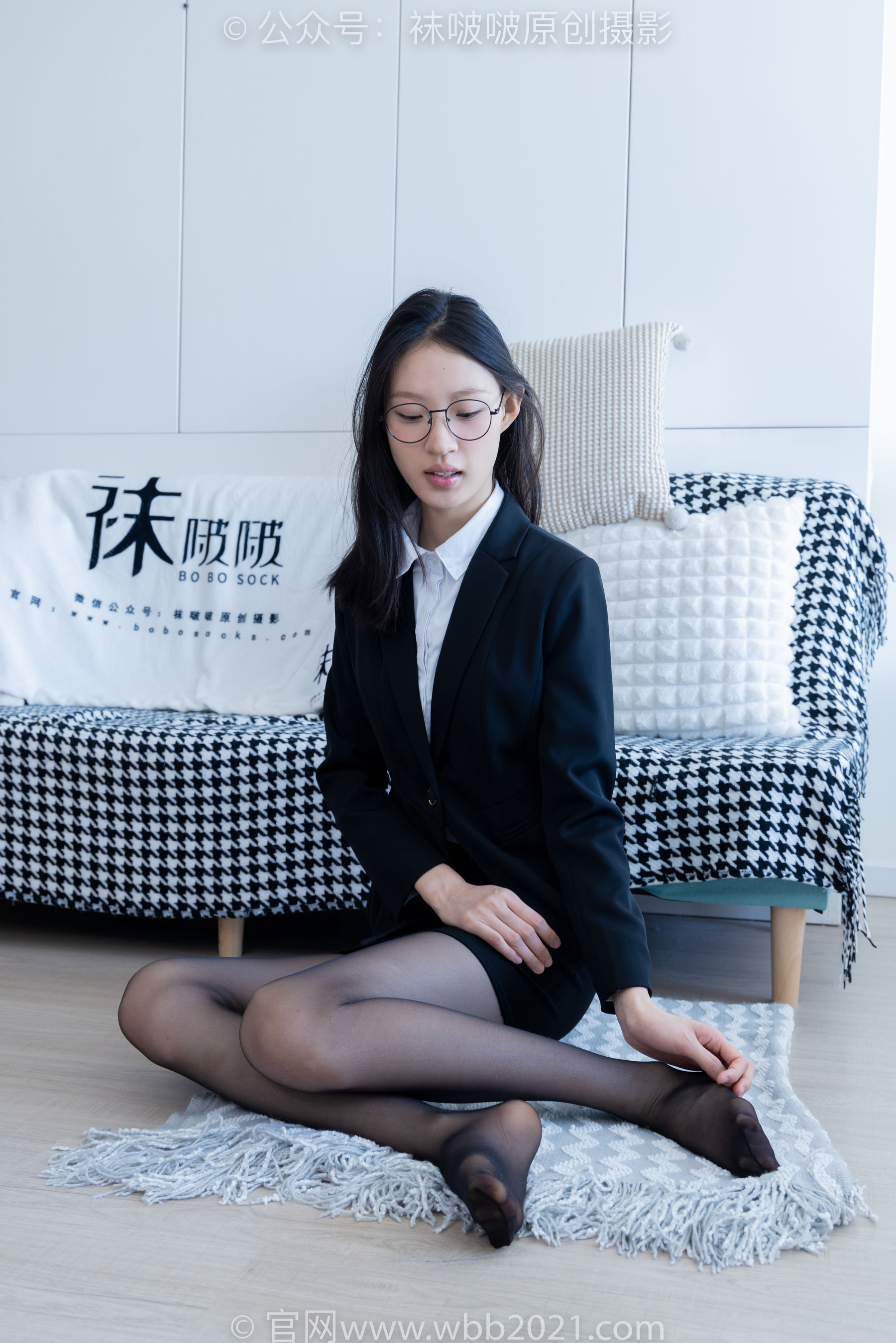 BoBoSocks袜啵啵 No.327 雪糕 -高跟鞋、黑丝、ol风