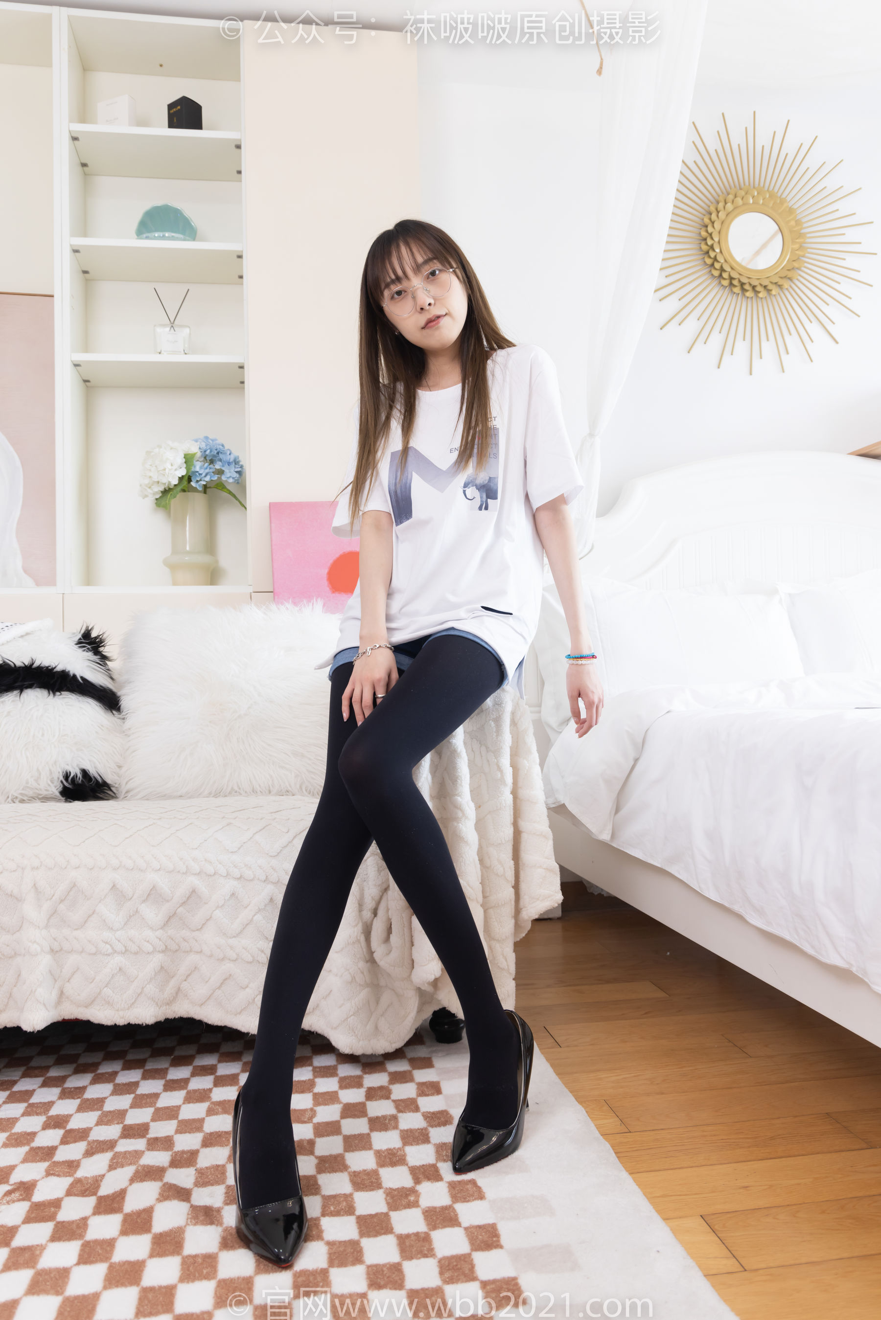 BoBoSocks袜啵啵 No.330 稚予 -高跟鞋、厚黑丝