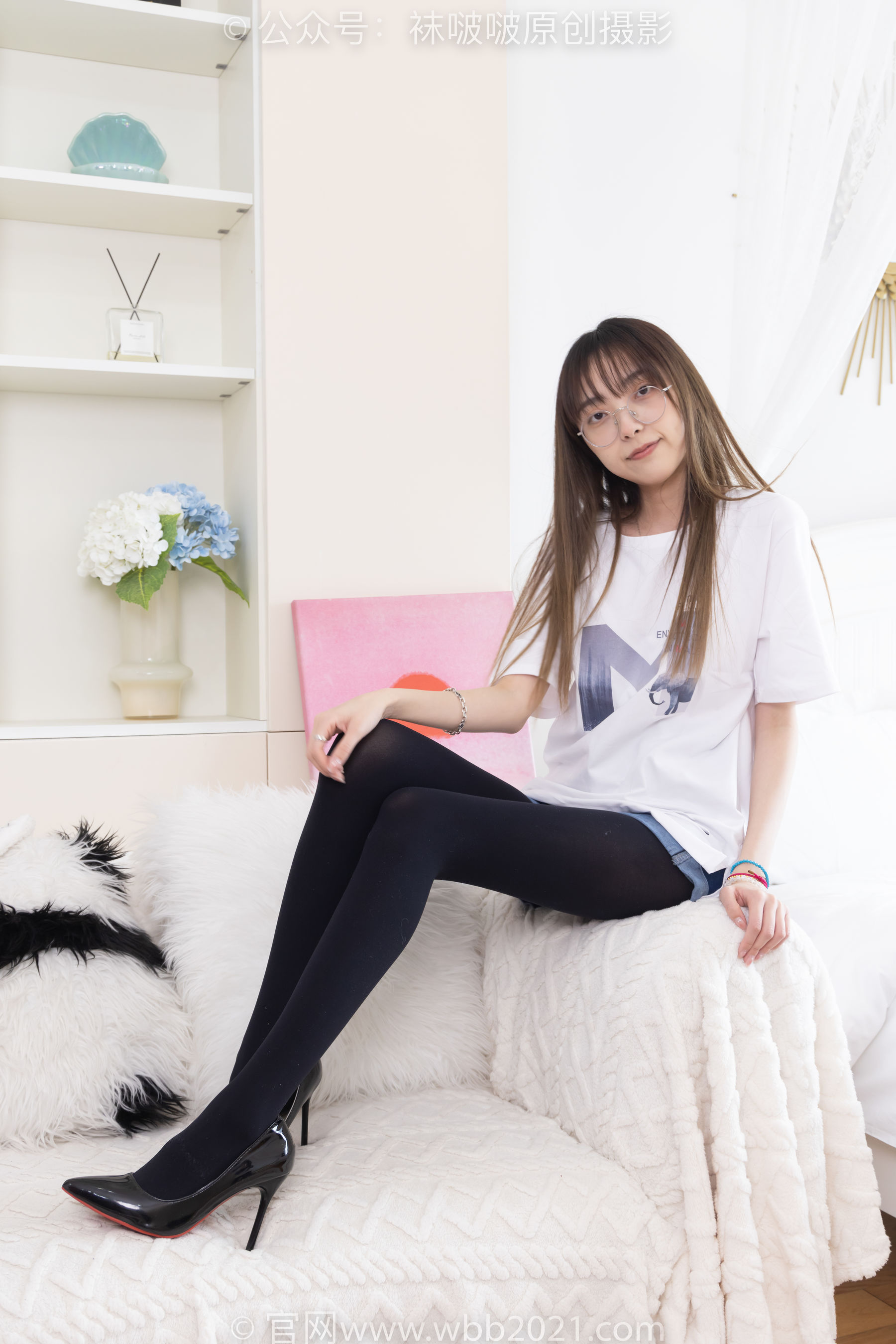 BoBoSocks袜啵啵 No.330 稚予 -高跟鞋、厚黑丝